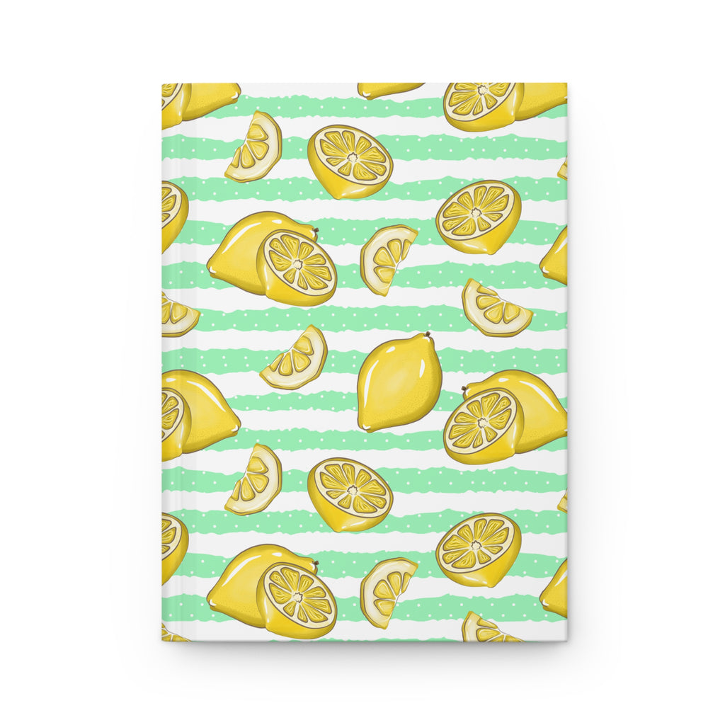 Lemon Spritz | Citrus Stripe Print Journal