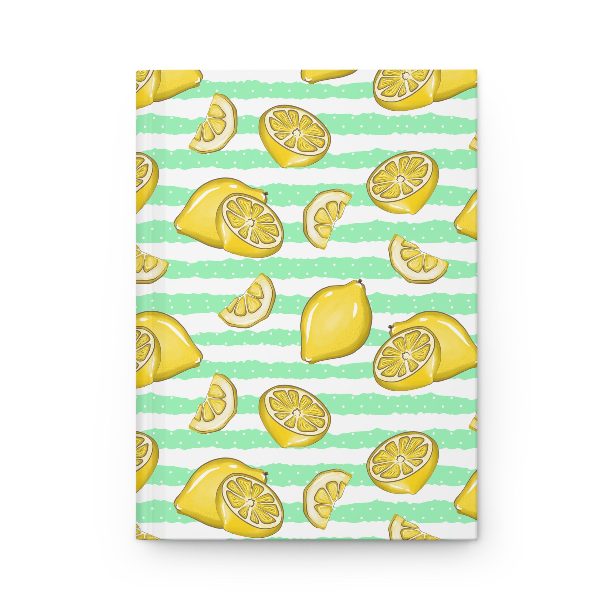 Lemon Spritz | Citrus Stripe Print Journal