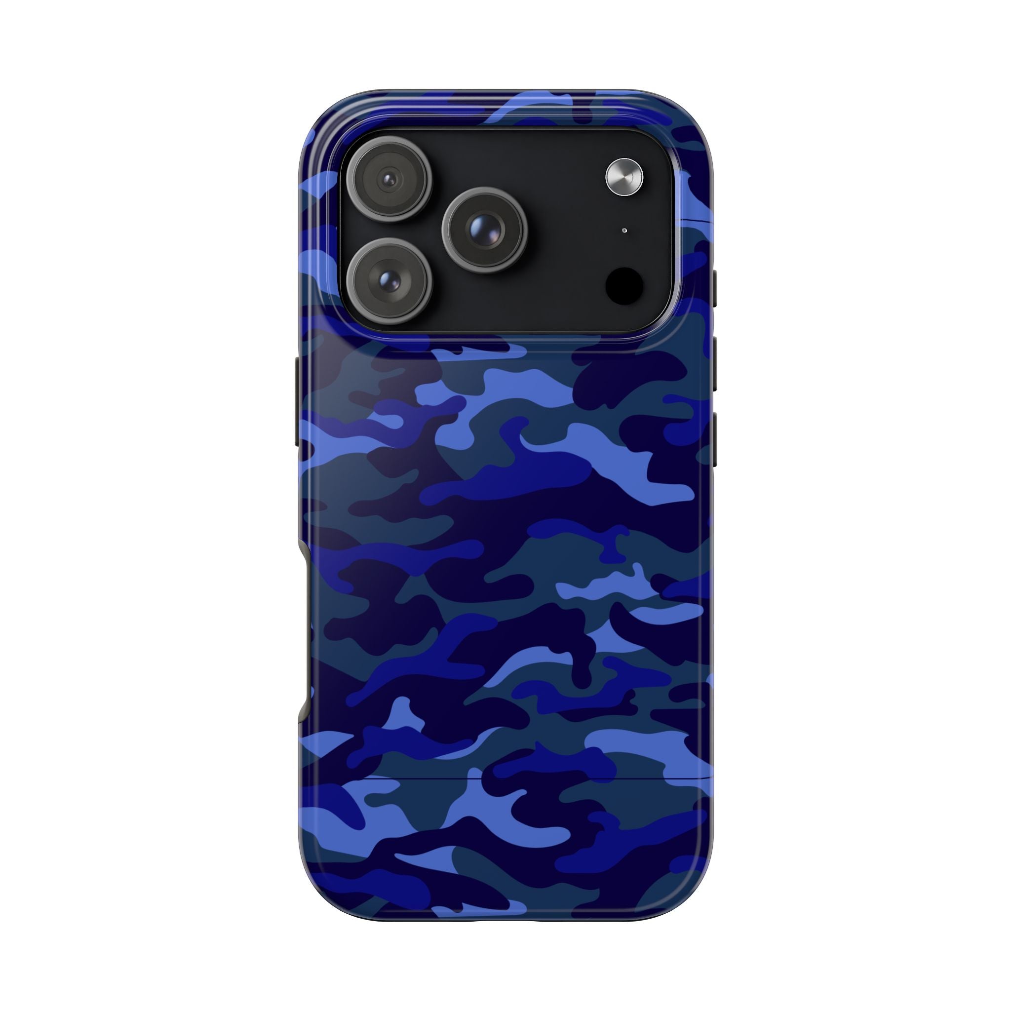 Maroon & Blush Striped Tough Phone Case — Durable Protective iPhone Cover