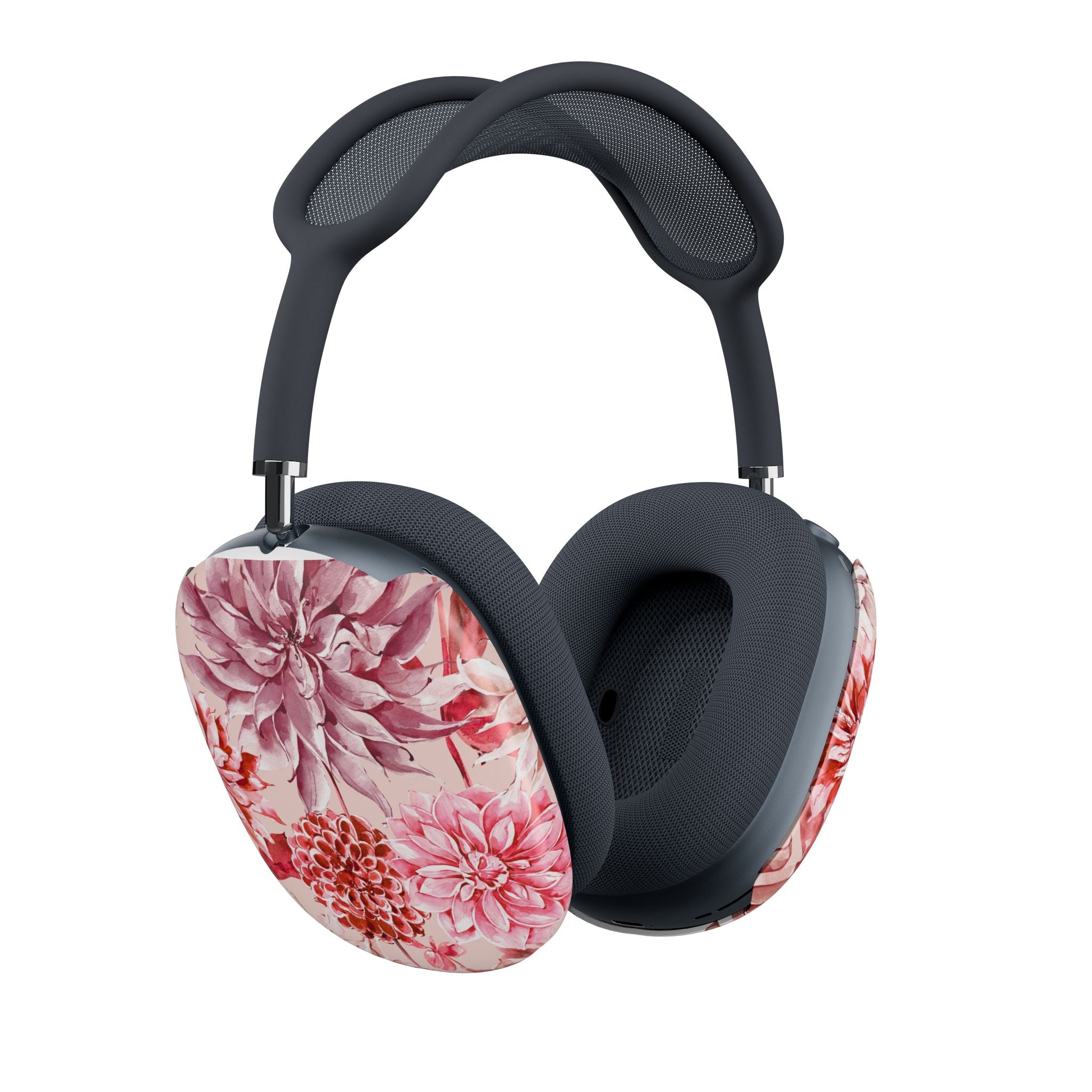 Petal Devotion | Blush Dahlia Floral AirPods Max Case
