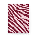 Velvet Zebra | Burgundy Zebra Print Journal