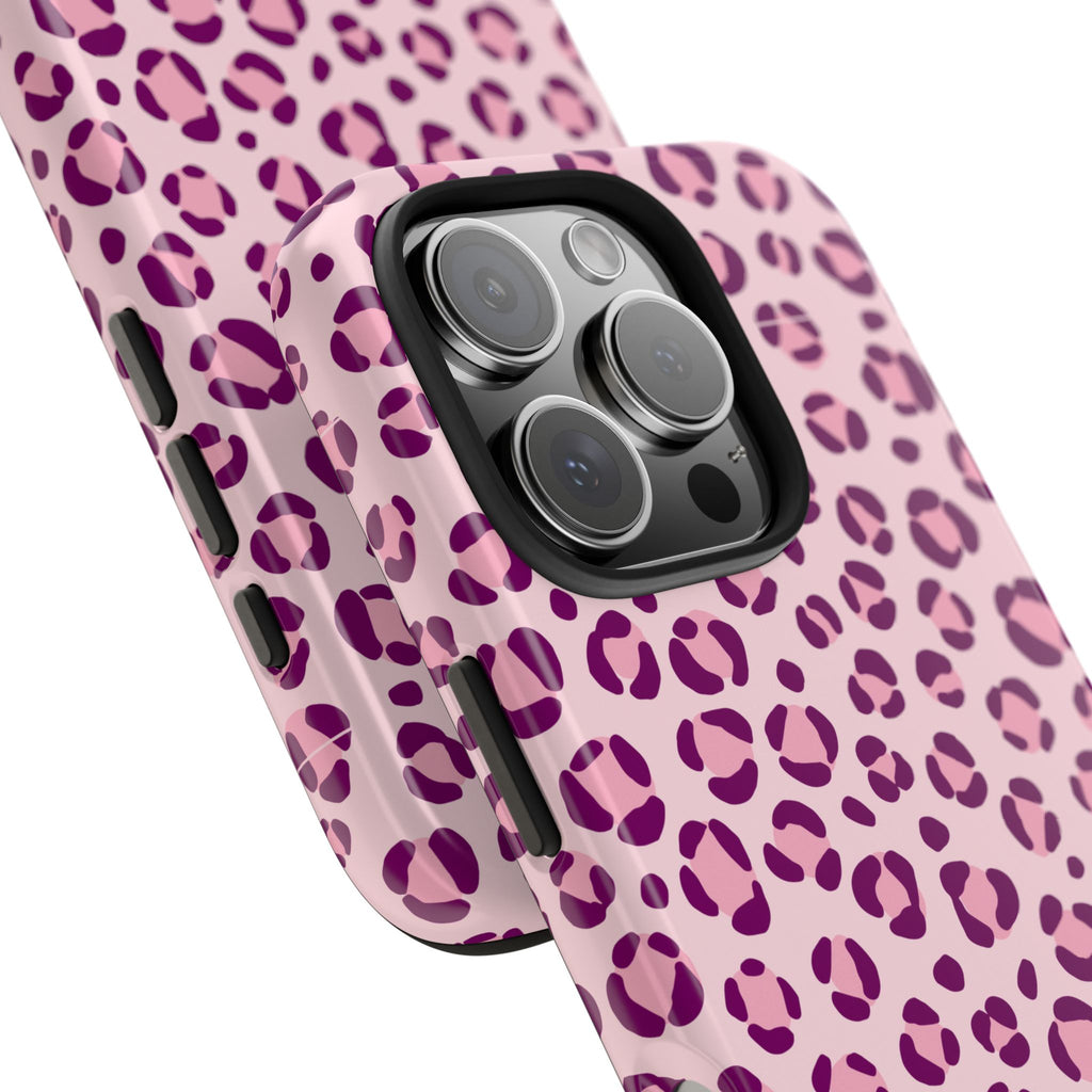 Rosé Wild | Pink Leopard Print Tough Phone Case