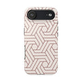 Rosewood Form | Blush Geometric Line Phone Case