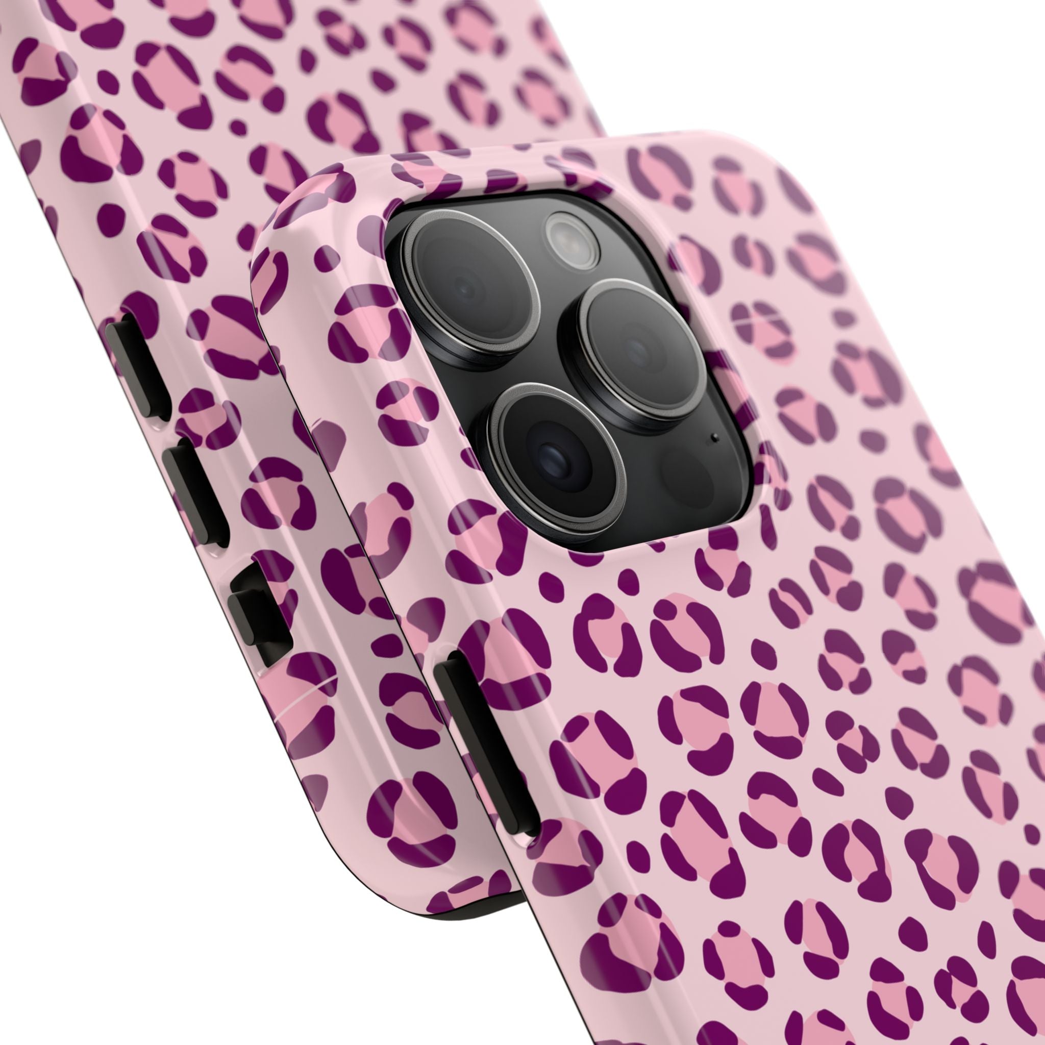 Rosé Wild | Pink Leopard Print Tough Phone Case