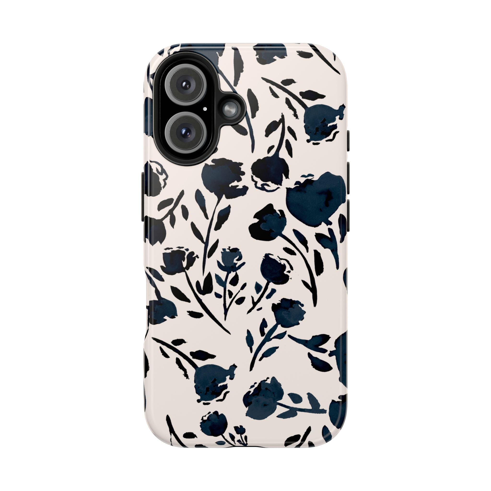 Midnight Meadow | Navy Floral Print Phone Case