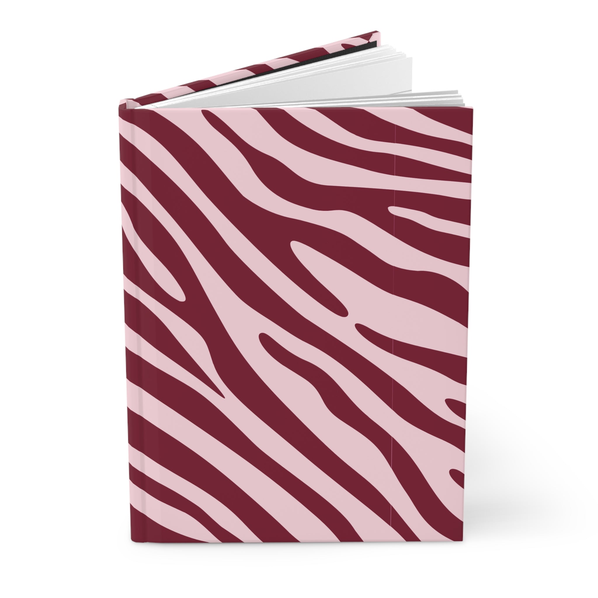 Velvet Zebra | Burgundy Zebra Print Journal