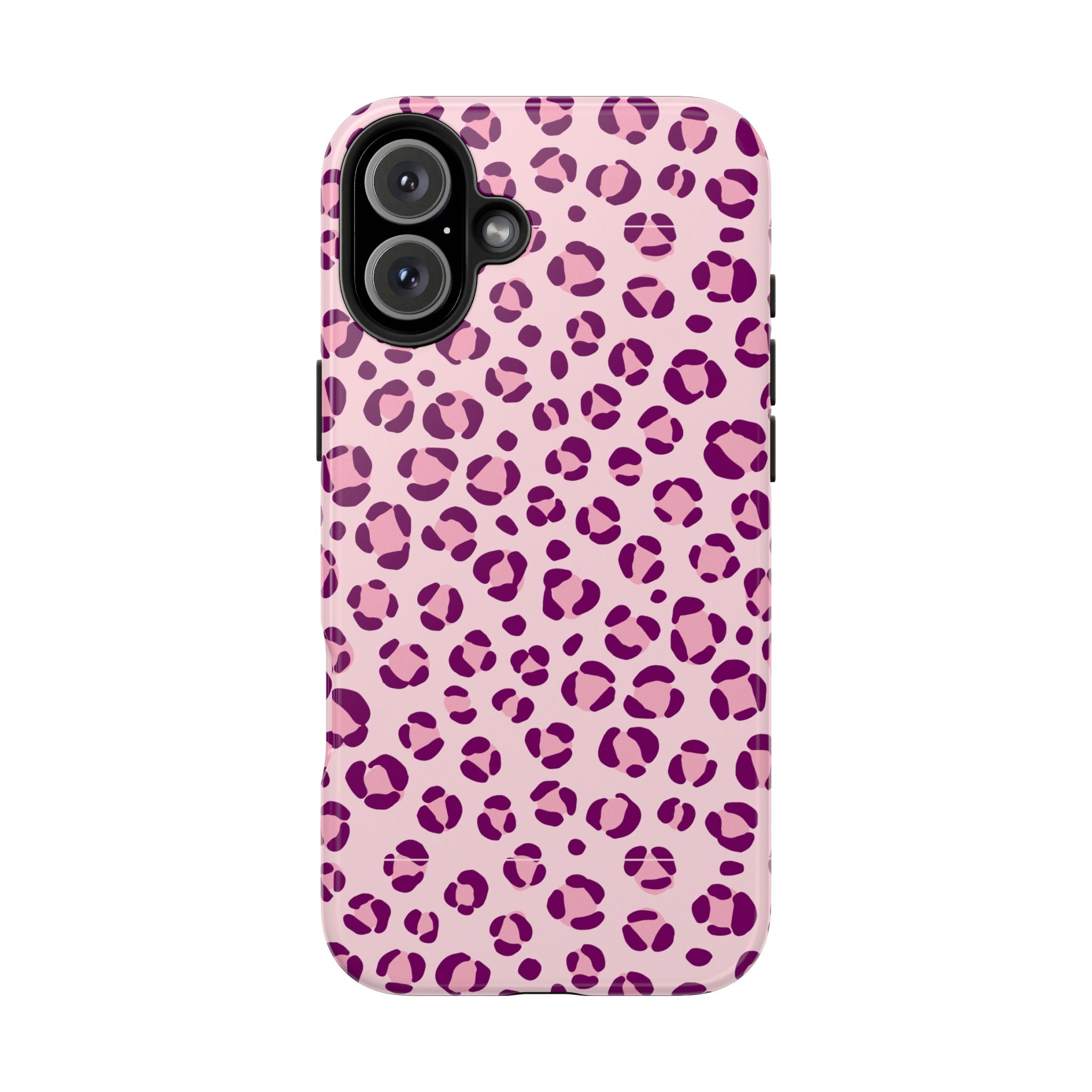 Rosé Wild | Pink Leopard Print Tough Phone Case