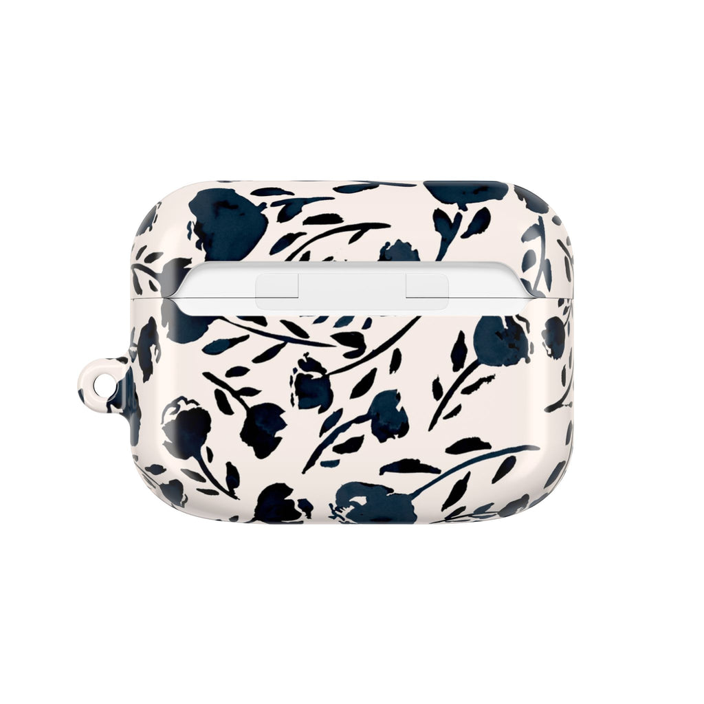 Midnight Meadow | Navy Floral Print AirPods Case