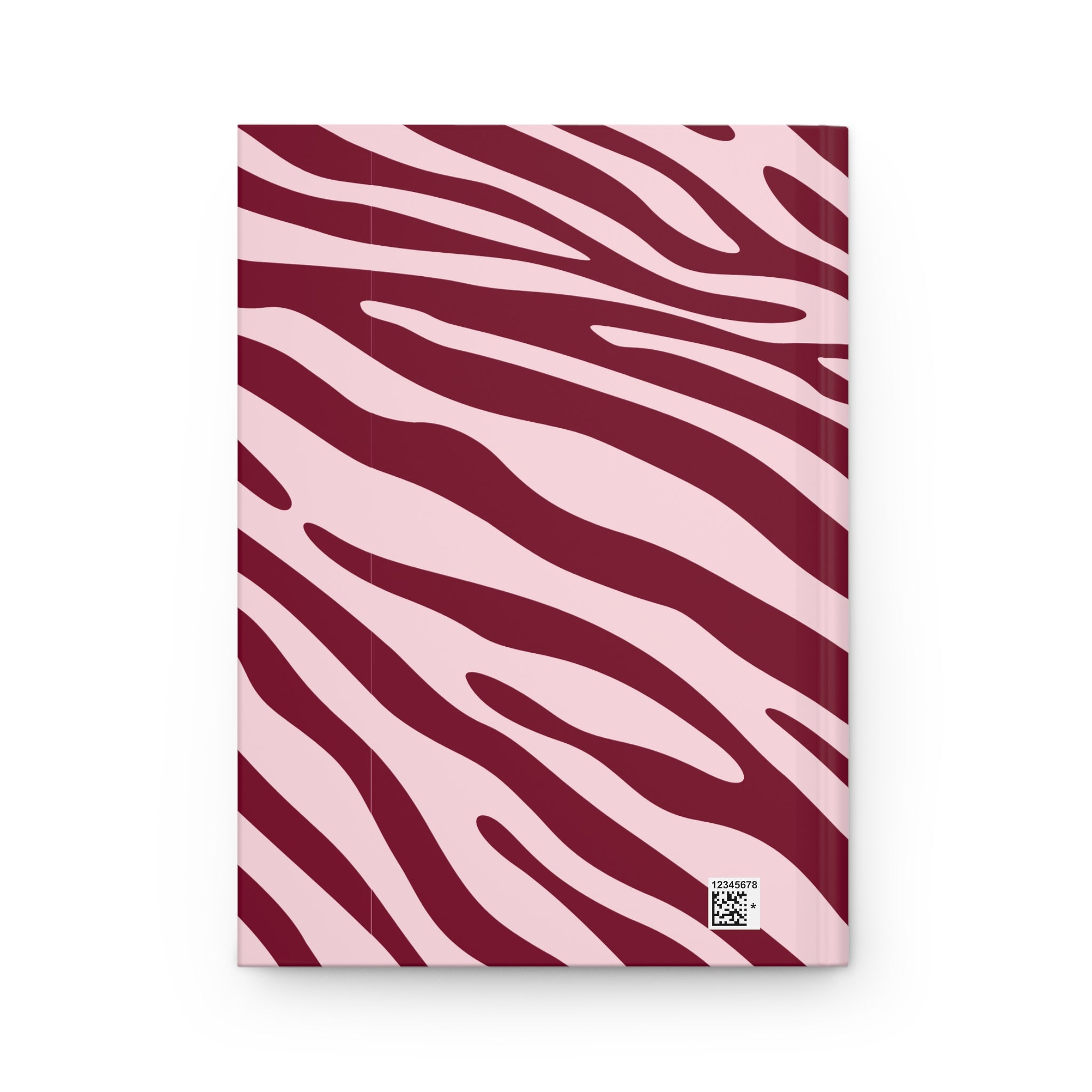 Velvet Zebra | Burgundy Zebra Print Journal