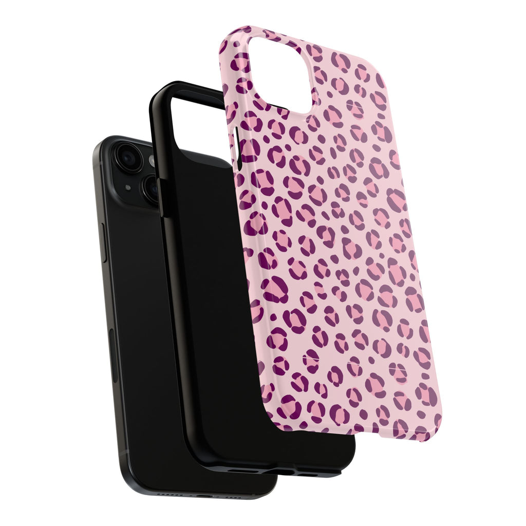 Rosé Wild | Pink Leopard Print Tough Phone Case