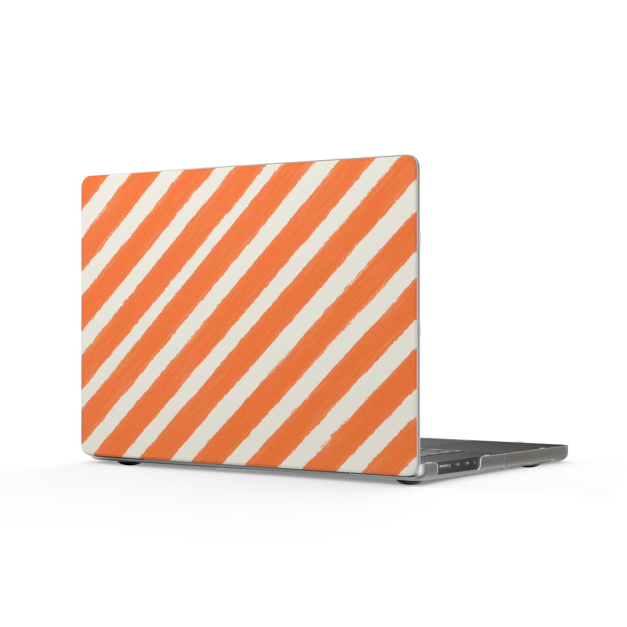 Golden Hour | Orange Painted Stripe Laptop Sleeve