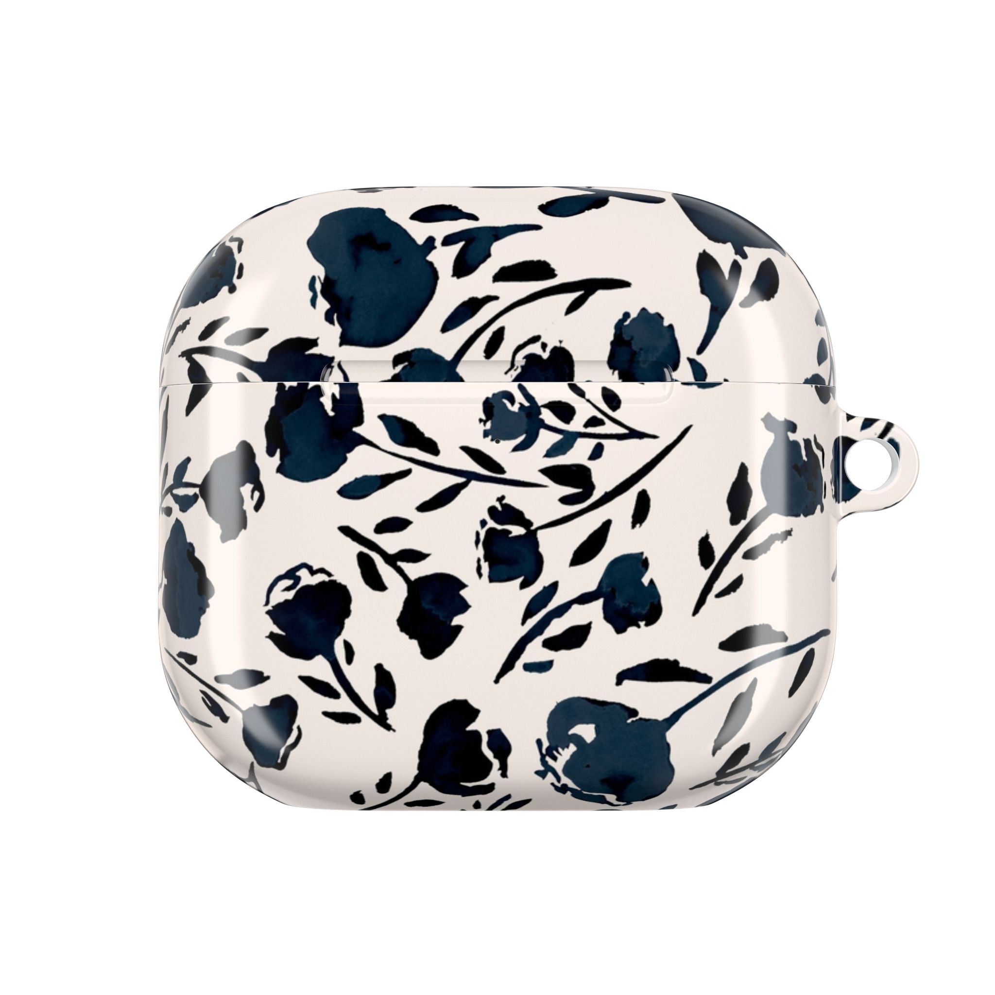 Midnight Meadow | Navy Floral Print AirPods Case