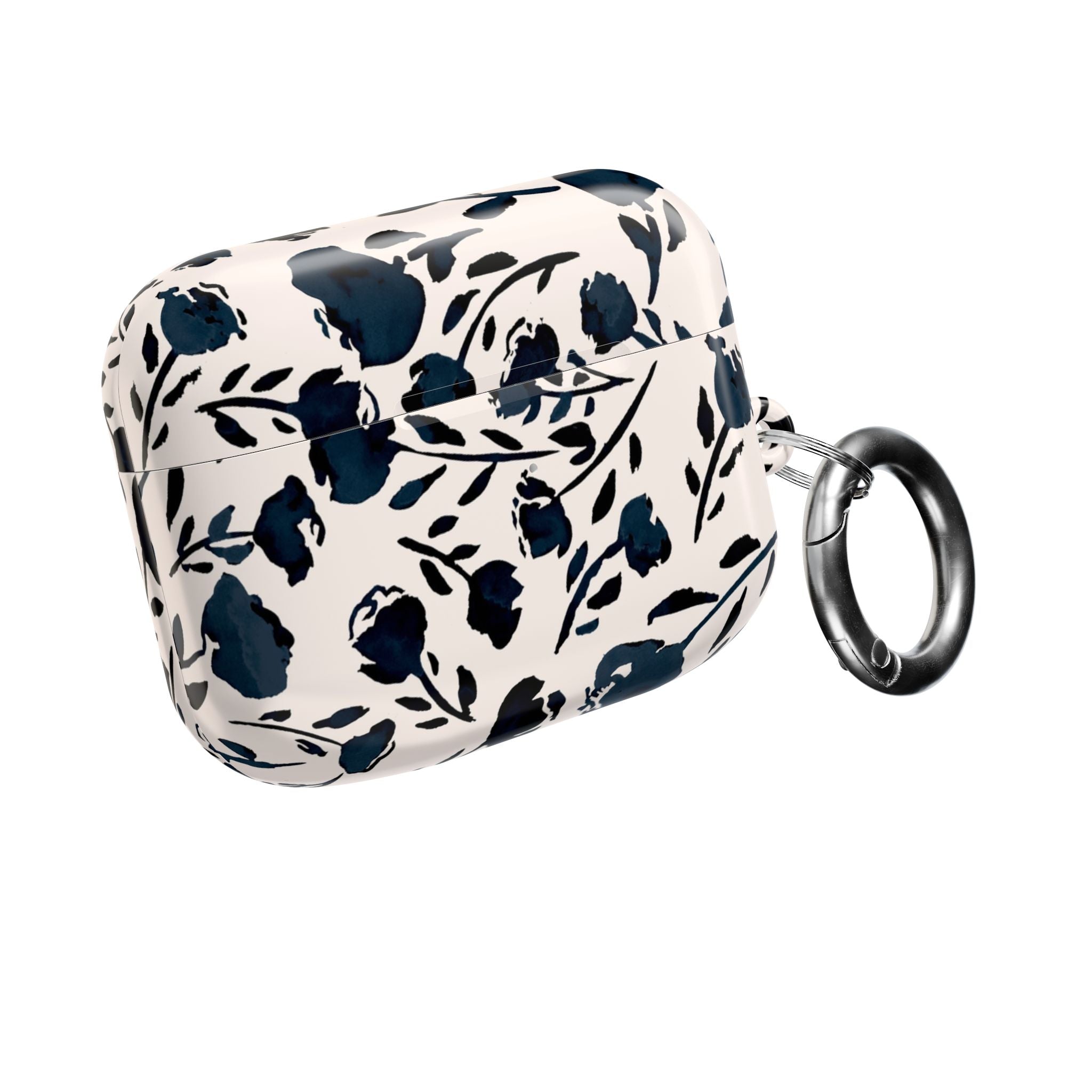 Midnight Meadow | Navy Floral Print AirPods Case