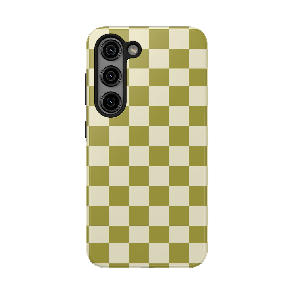 Maroon & Blush Striped Tough Phone Case — Durable Protective iPhone Cover