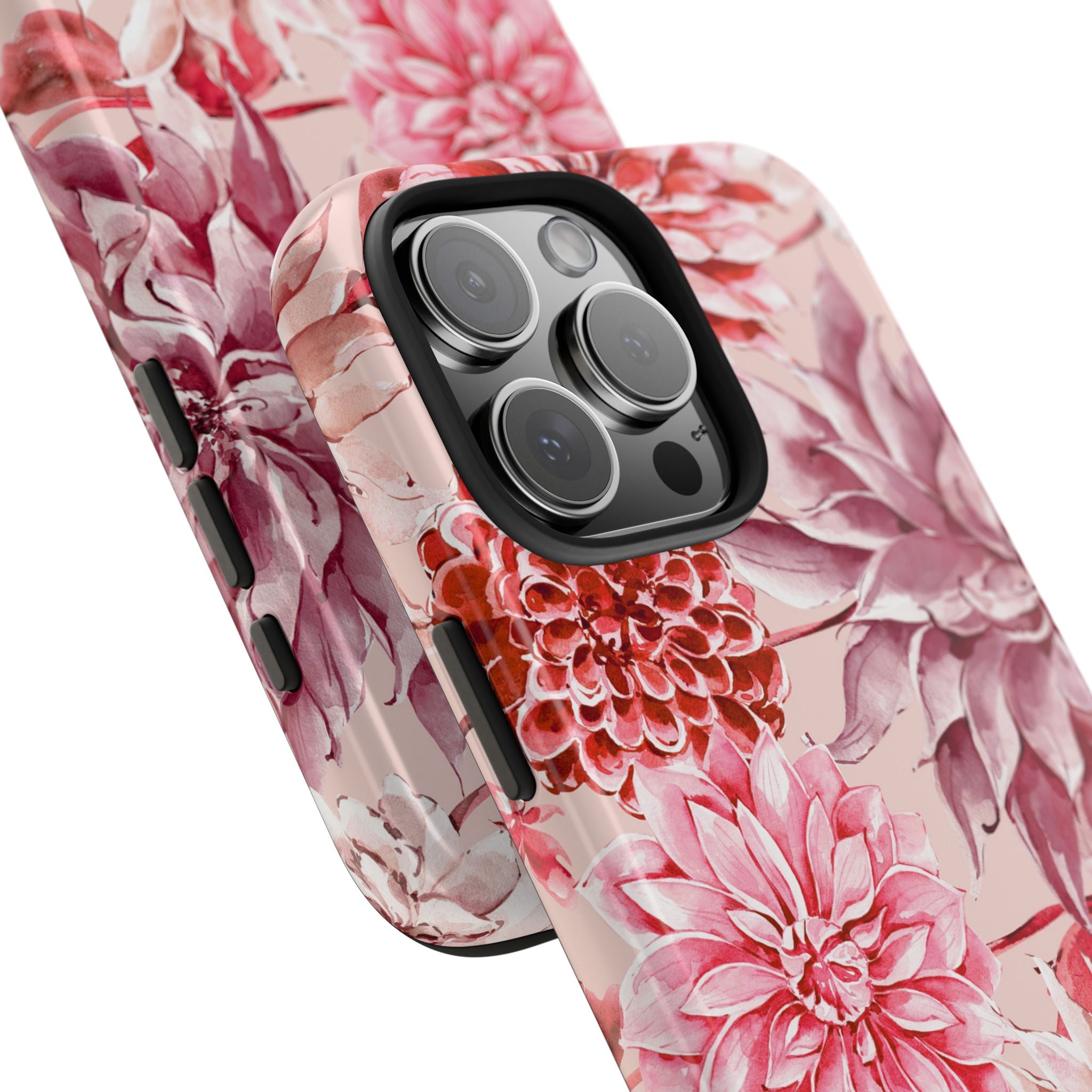 Petal Devotion | Blush Dahlia Floral Phone Case