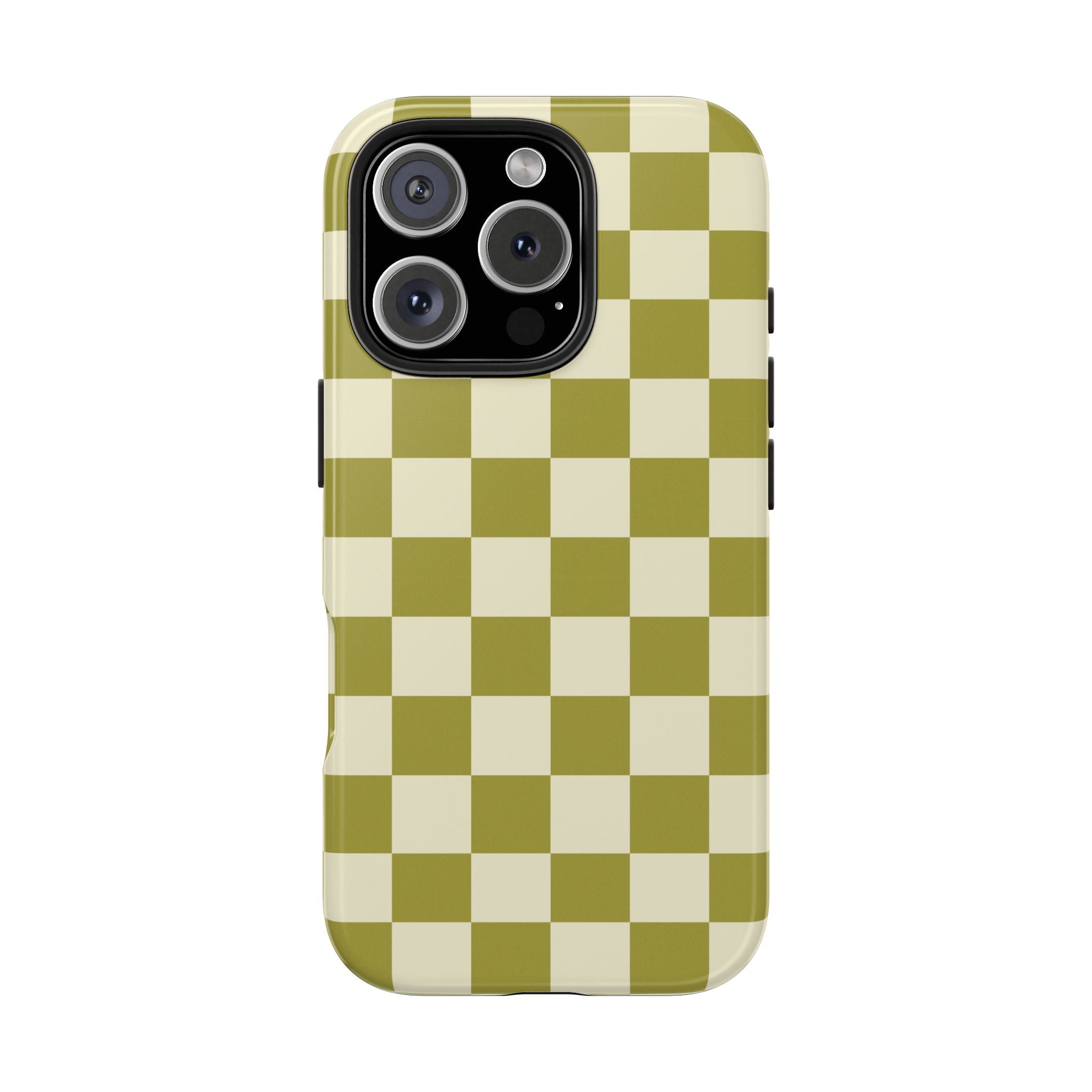 Maroon & Blush Striped Tough Phone Case — Durable Protective iPhone Cover