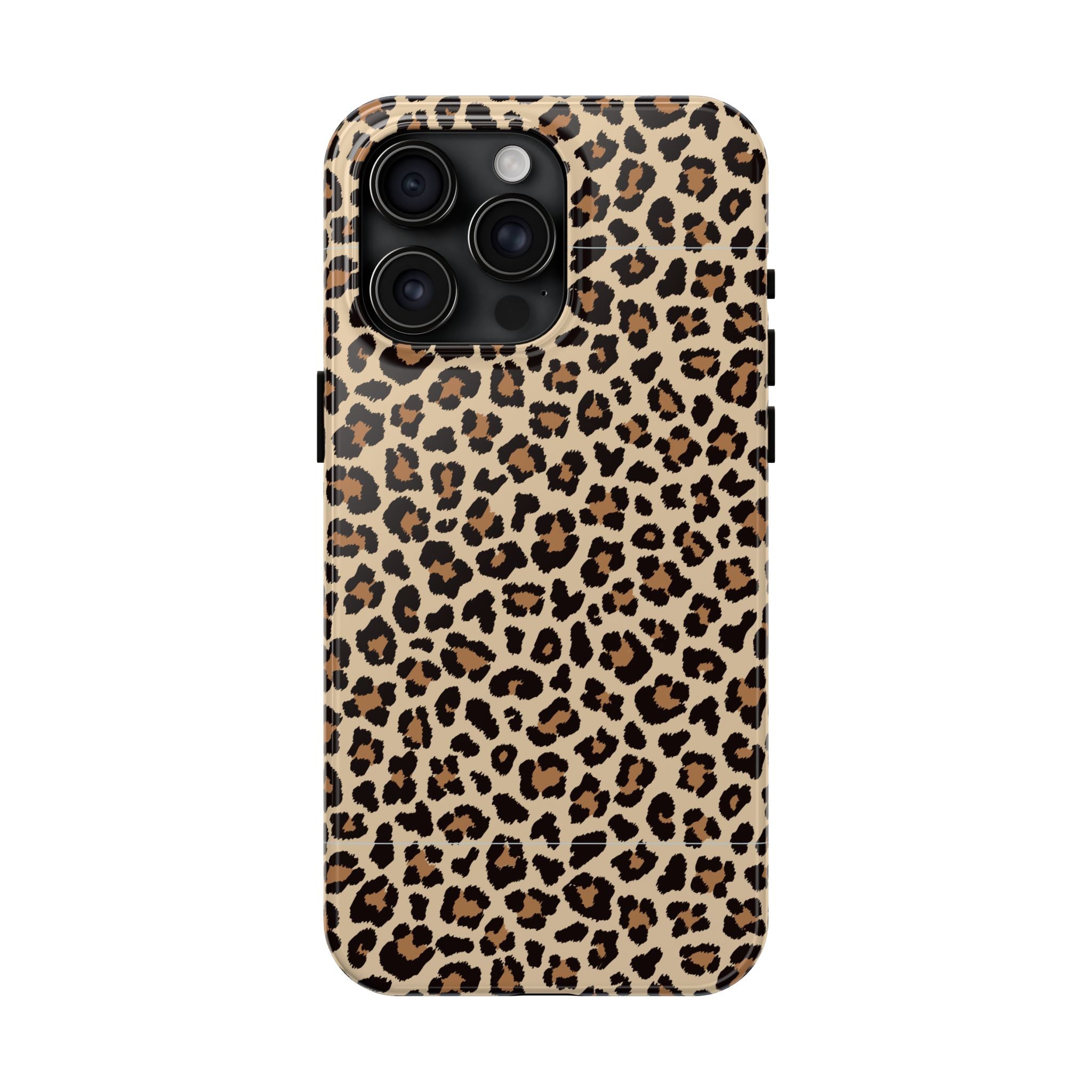 Leopard Hour | Neutral Leopard Print Tough Phone Case