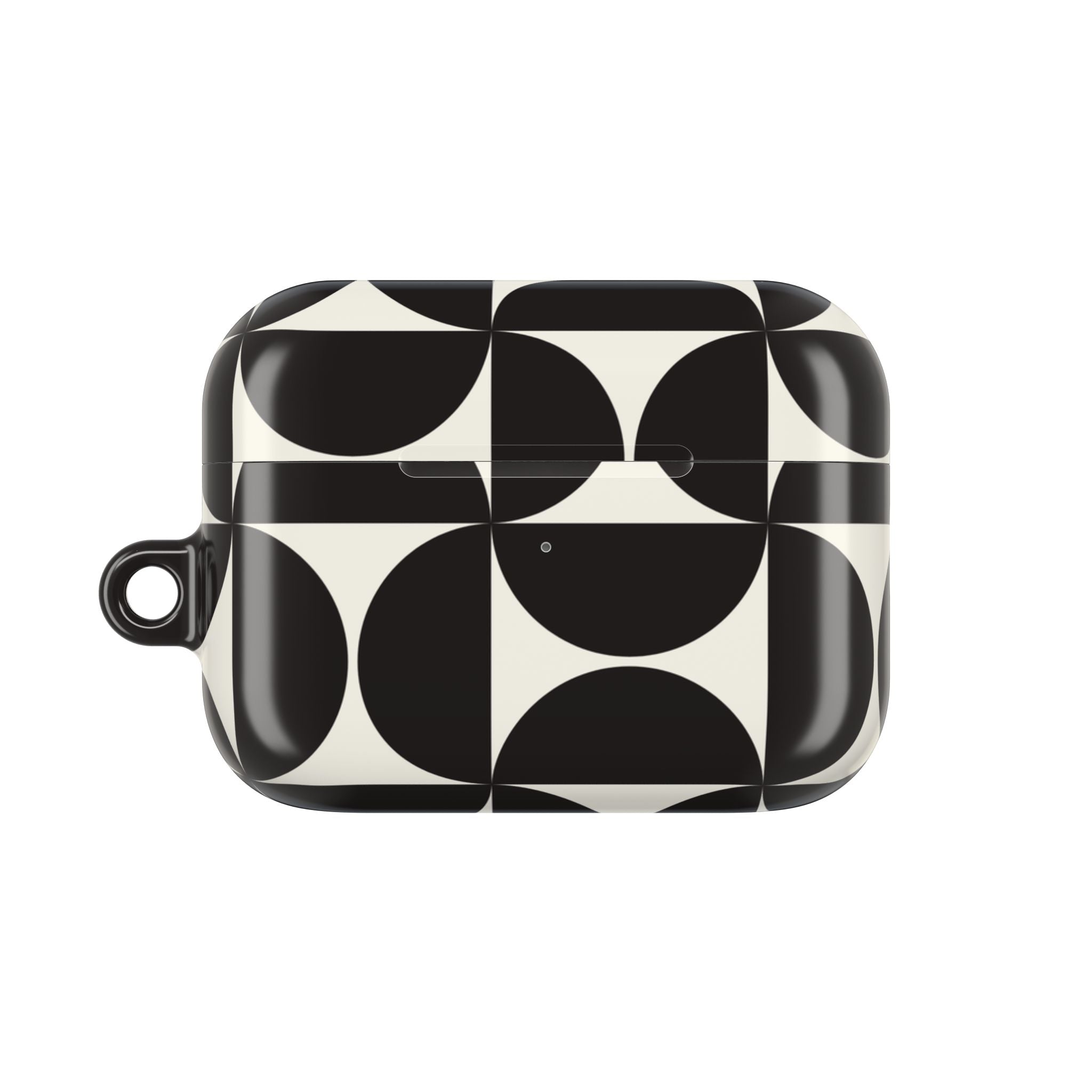 Noir Mod | Black Geometric Retro AirPods Case