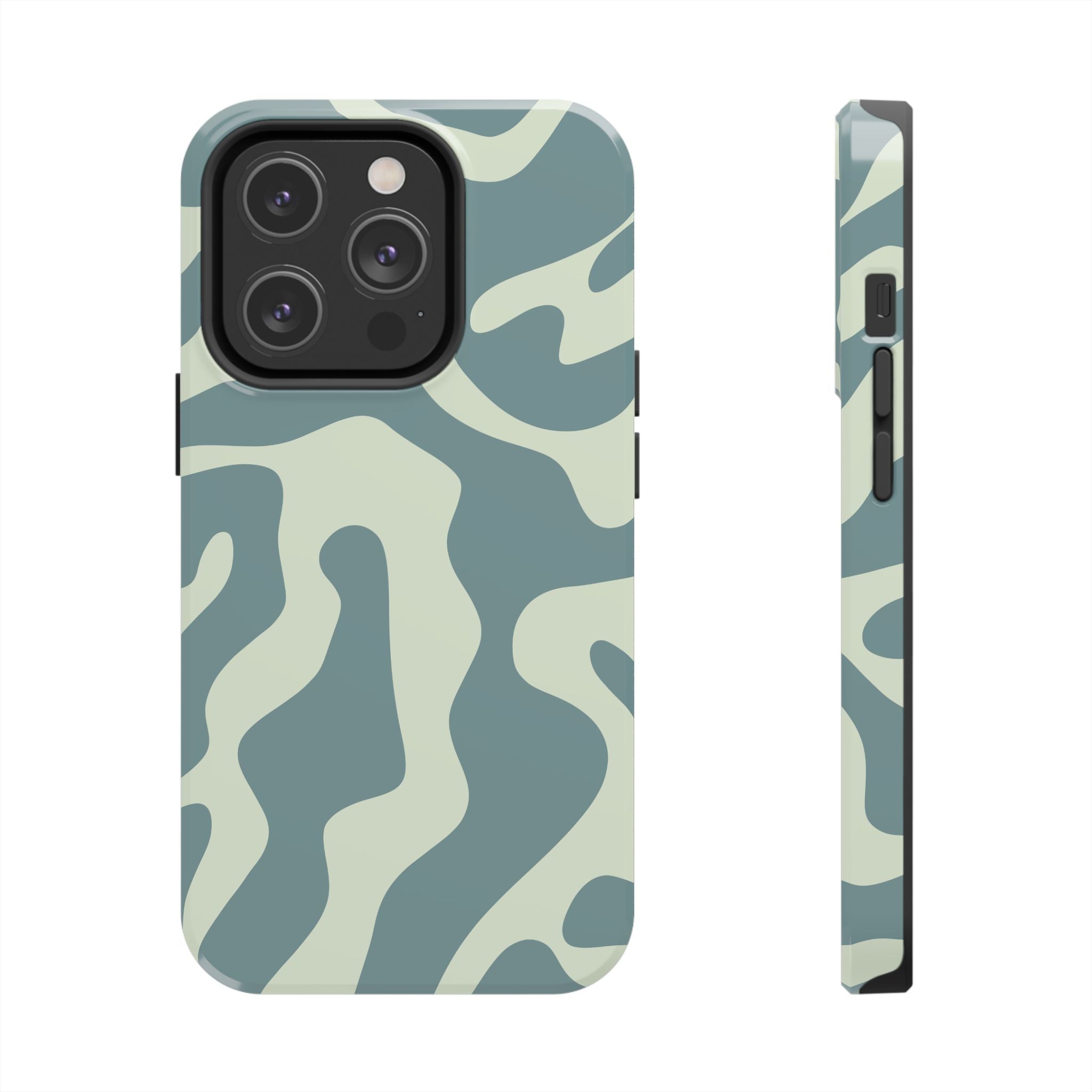 Blue Drift | Soft Blue Camo Phone Case