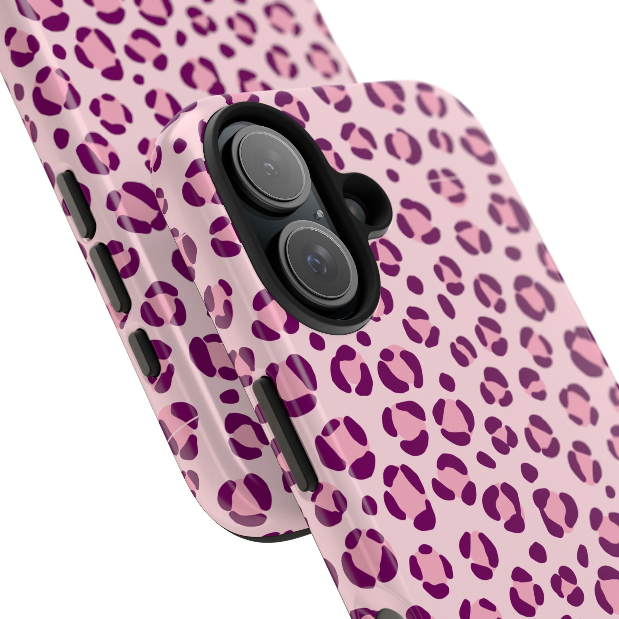 Rosé Wild | Pink Leopard Print Tough Phone Case