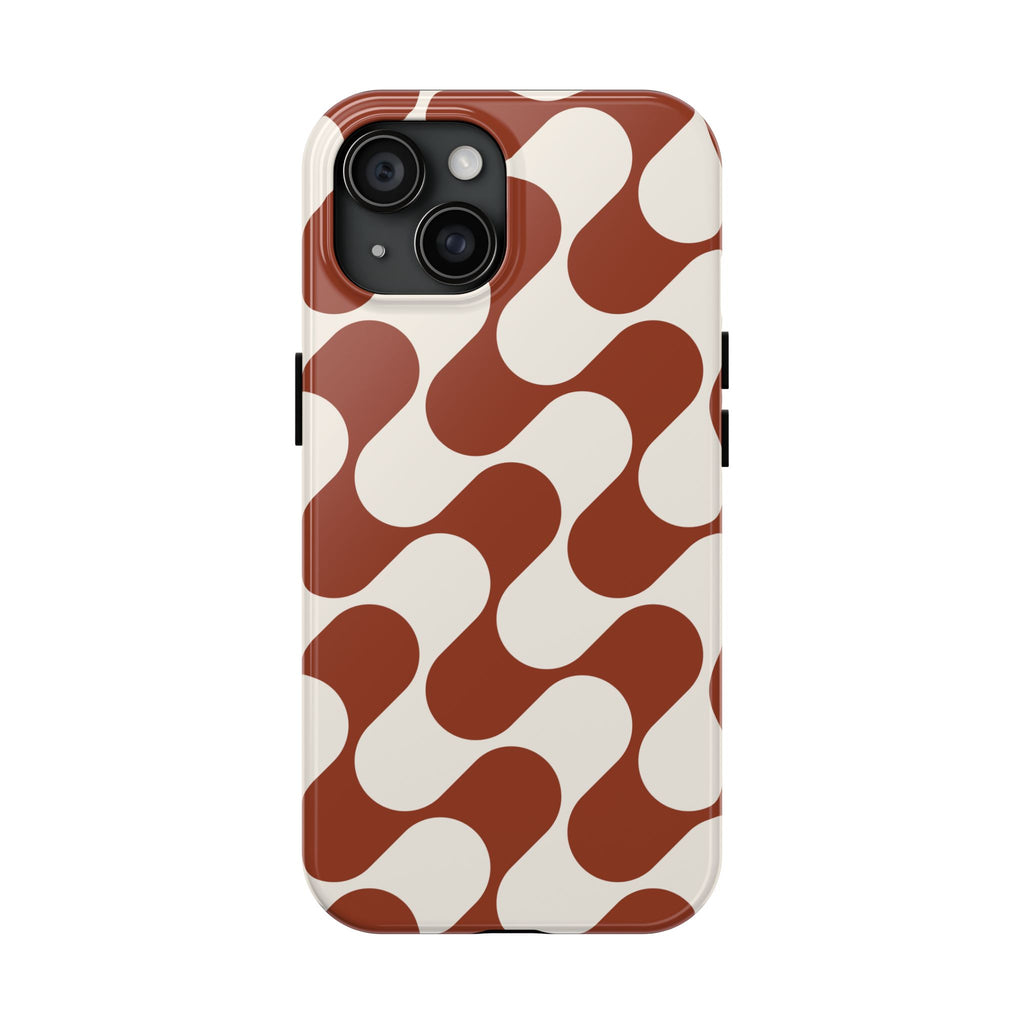 Terra Flow | Rust Abstract Mod Tough Phone Case