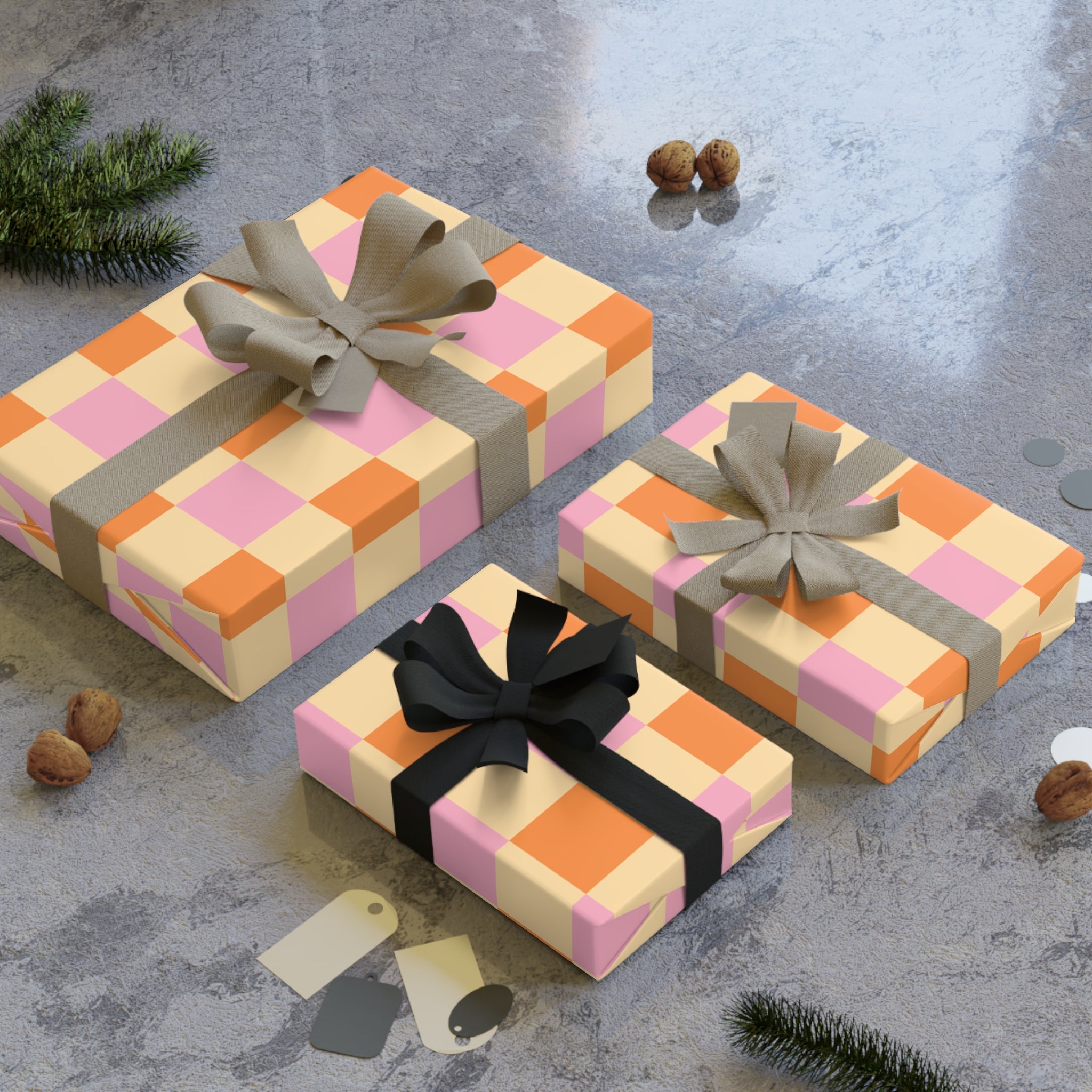 Sunwash Check | Wrapping Paper