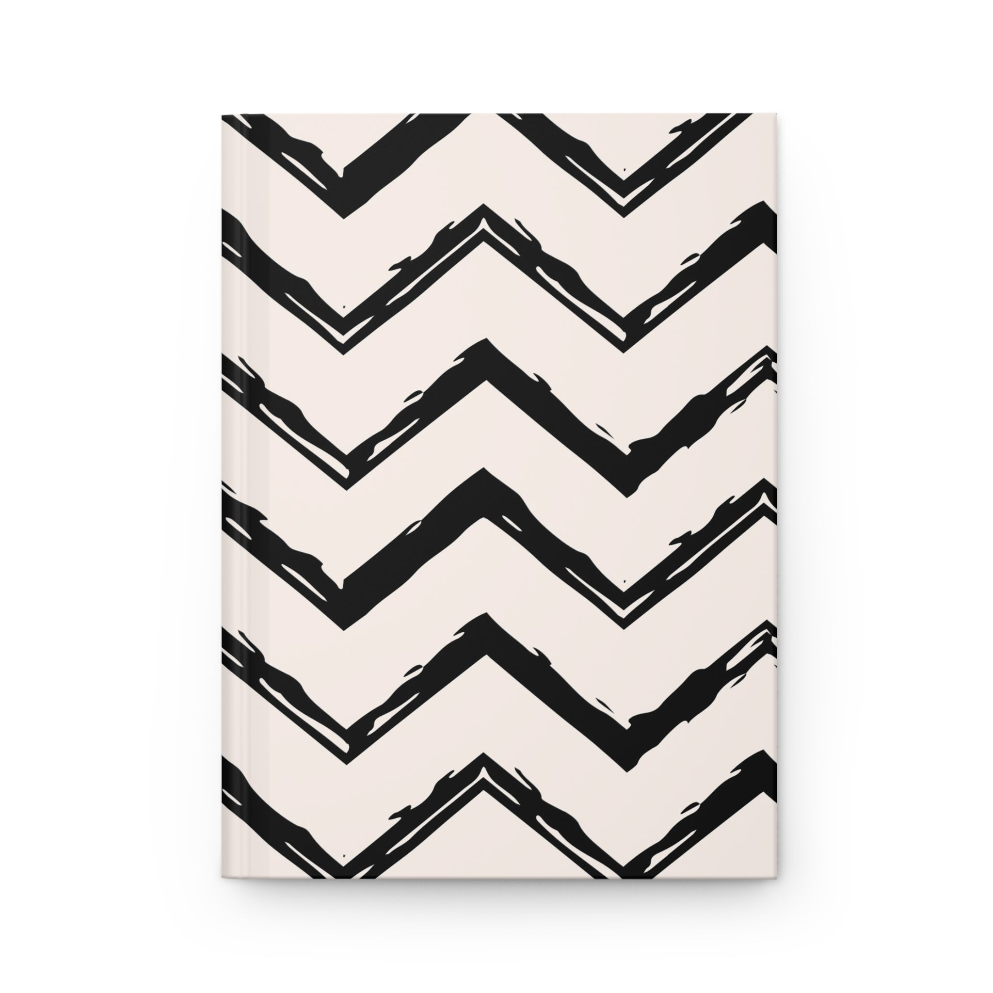 Zig Zag Edit | Black & Cream Chevron Journal