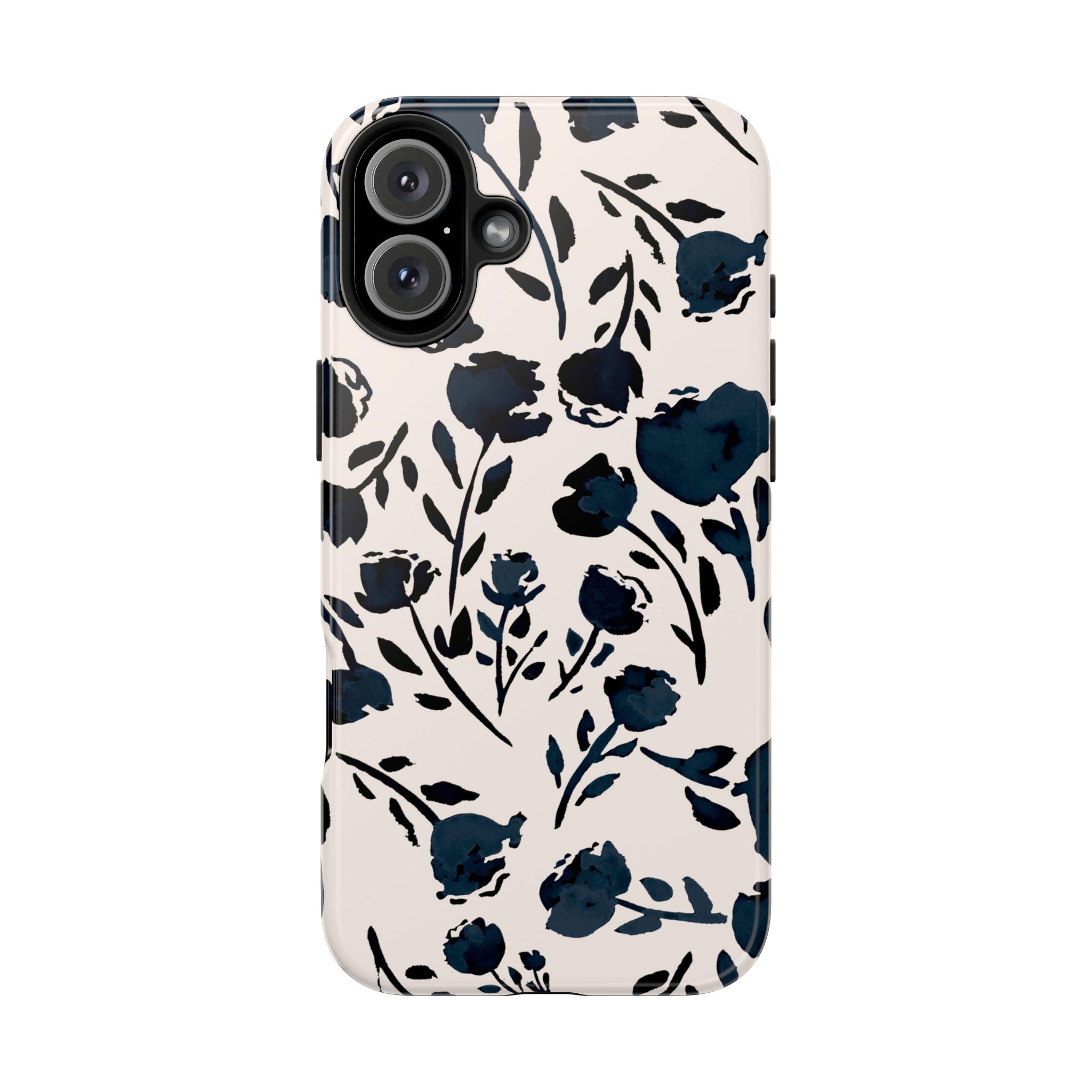 Midnight Meadow | Navy Floral Print Phone Case