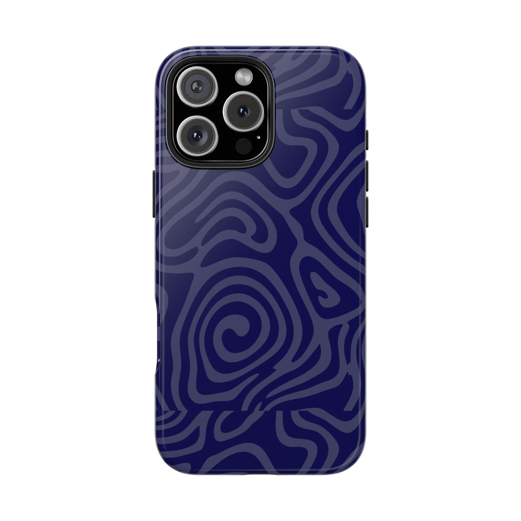 Indigo Swirl | Tough Phone Case