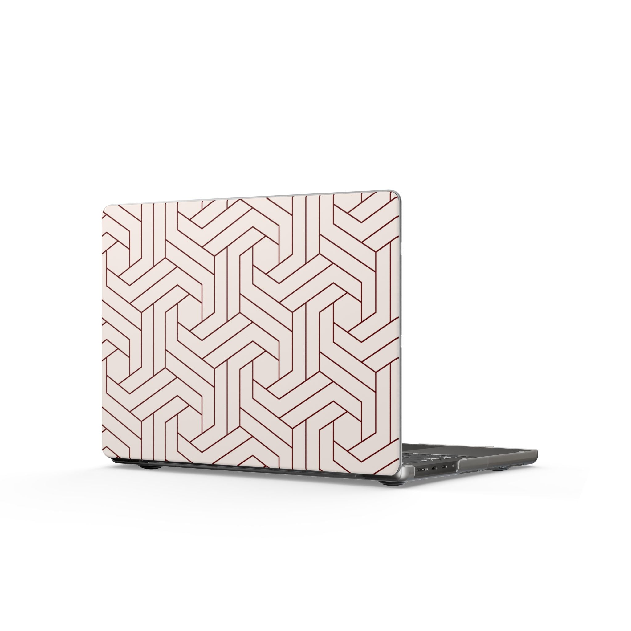 Rosewood Form | Blush Geometric Line Laptop Sleeve