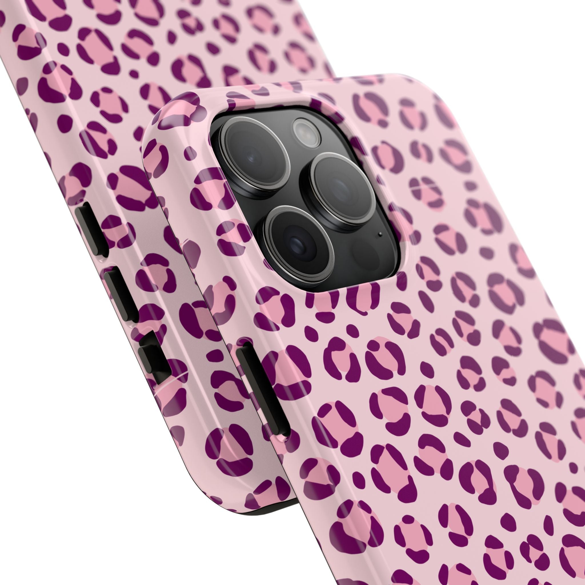 Rosé Wild | Pink Leopard Print Tough Phone Case