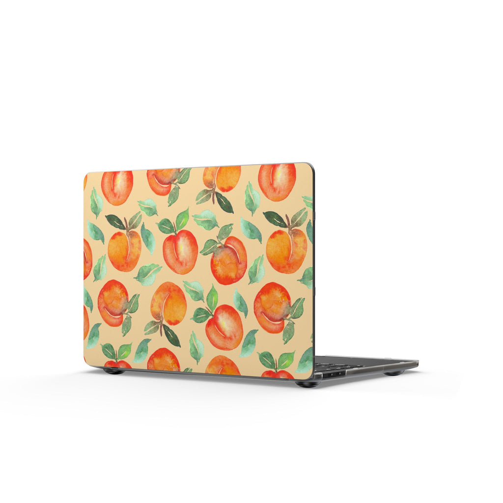 Peach Study | Watercolor Peach Pattern Laptop Sleeve