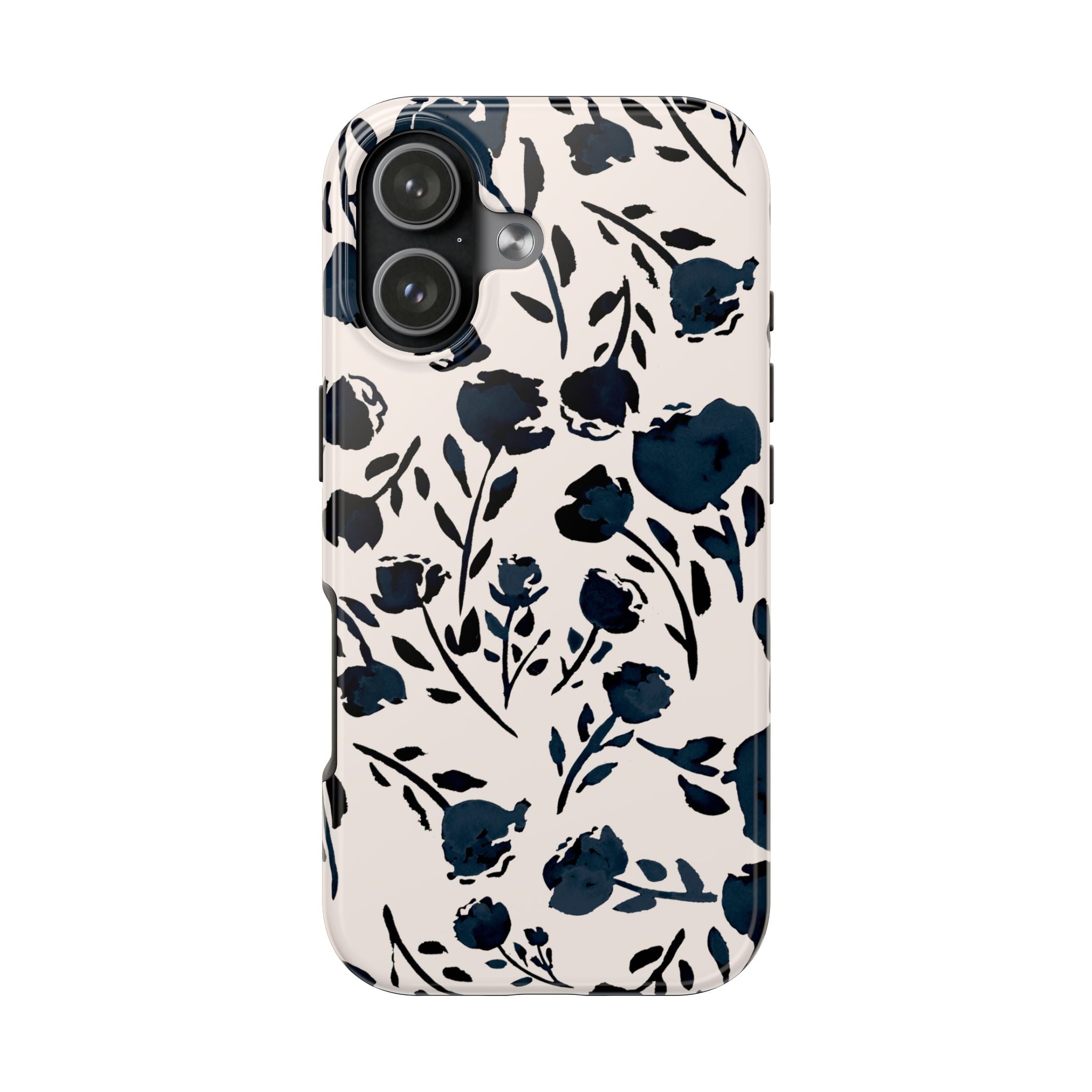 Midnight Meadow | Navy Floral Print Phone Case