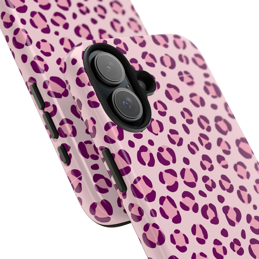 Rosé Wild | Pink Leopard Print Tough Phone Case