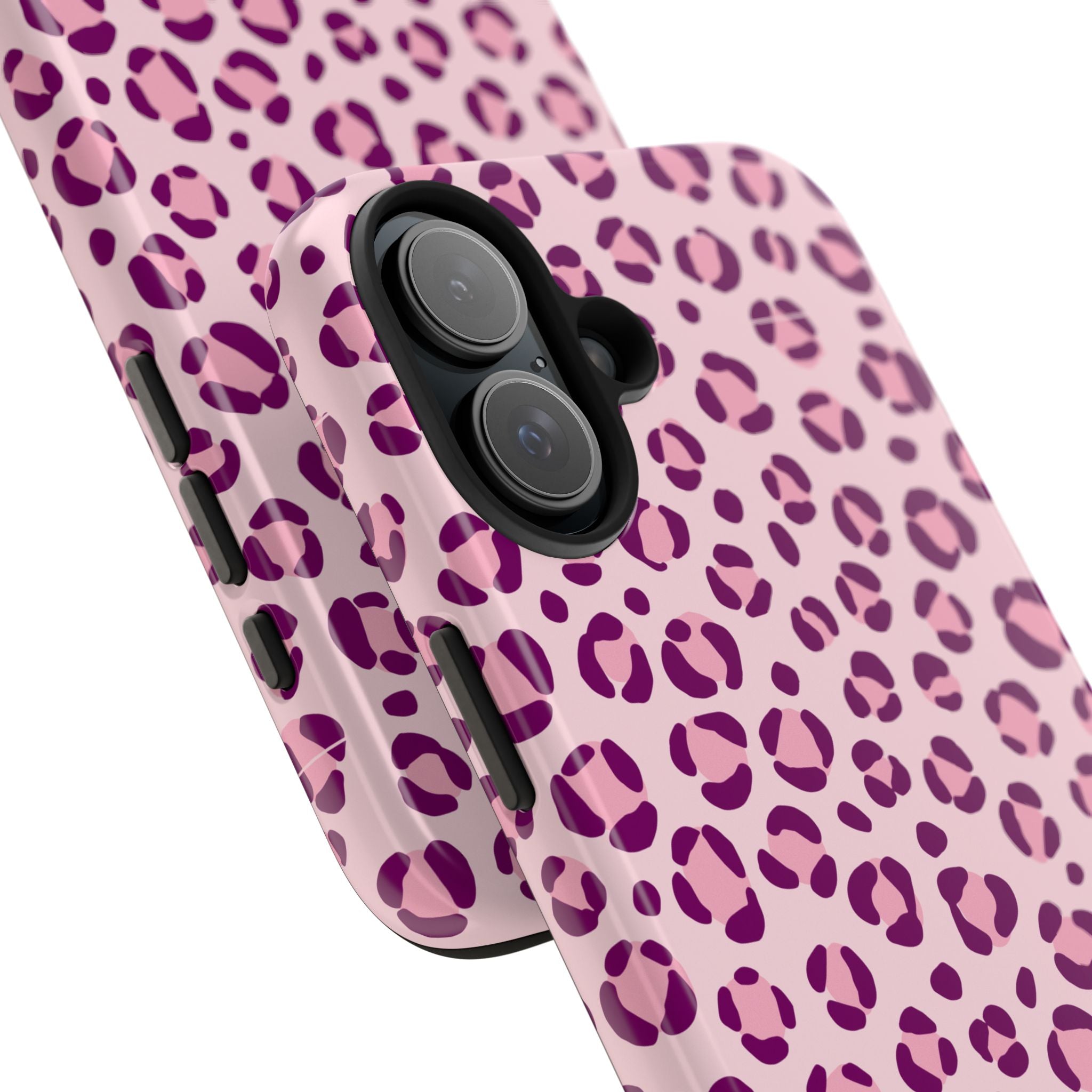Rosé Wild | Pink Leopard Print Tough Phone Case