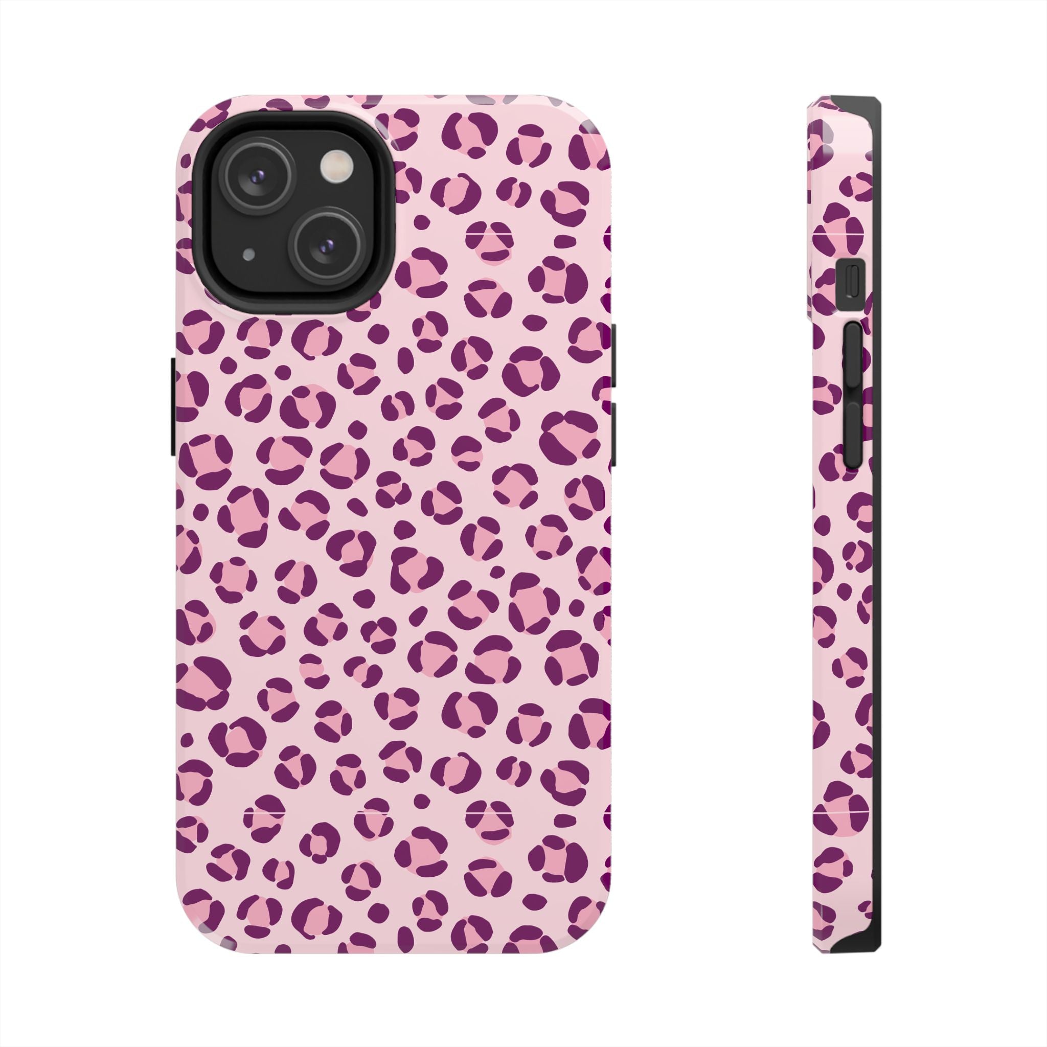 Rosé Wild | Pink Leopard Print Tough Phone Case