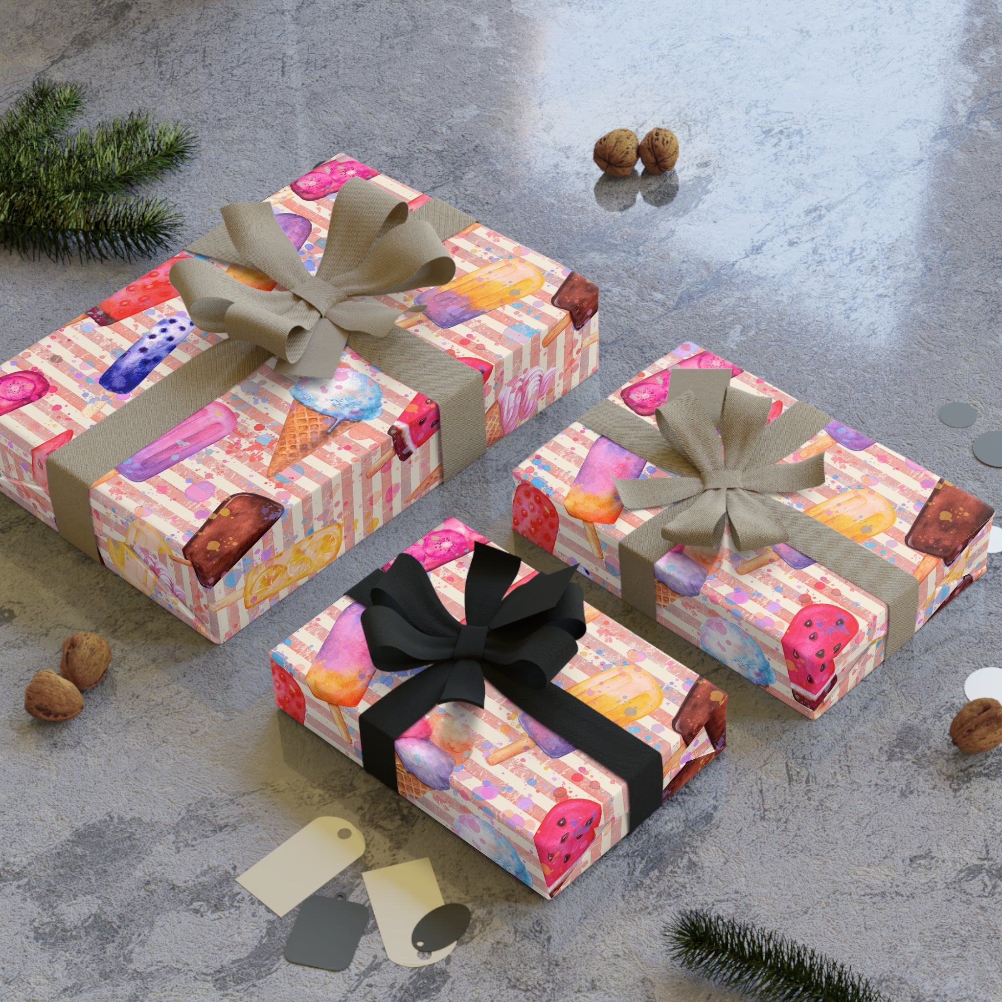 Sweet Escape | Summer Treat Print Wrapping Paper