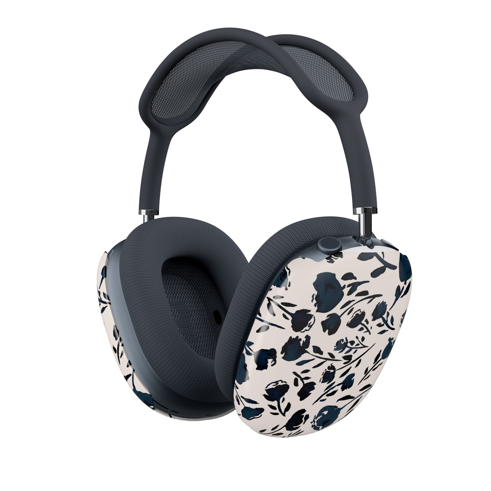 Midnight Meadow | Navy Floral Print AirPods Max Case