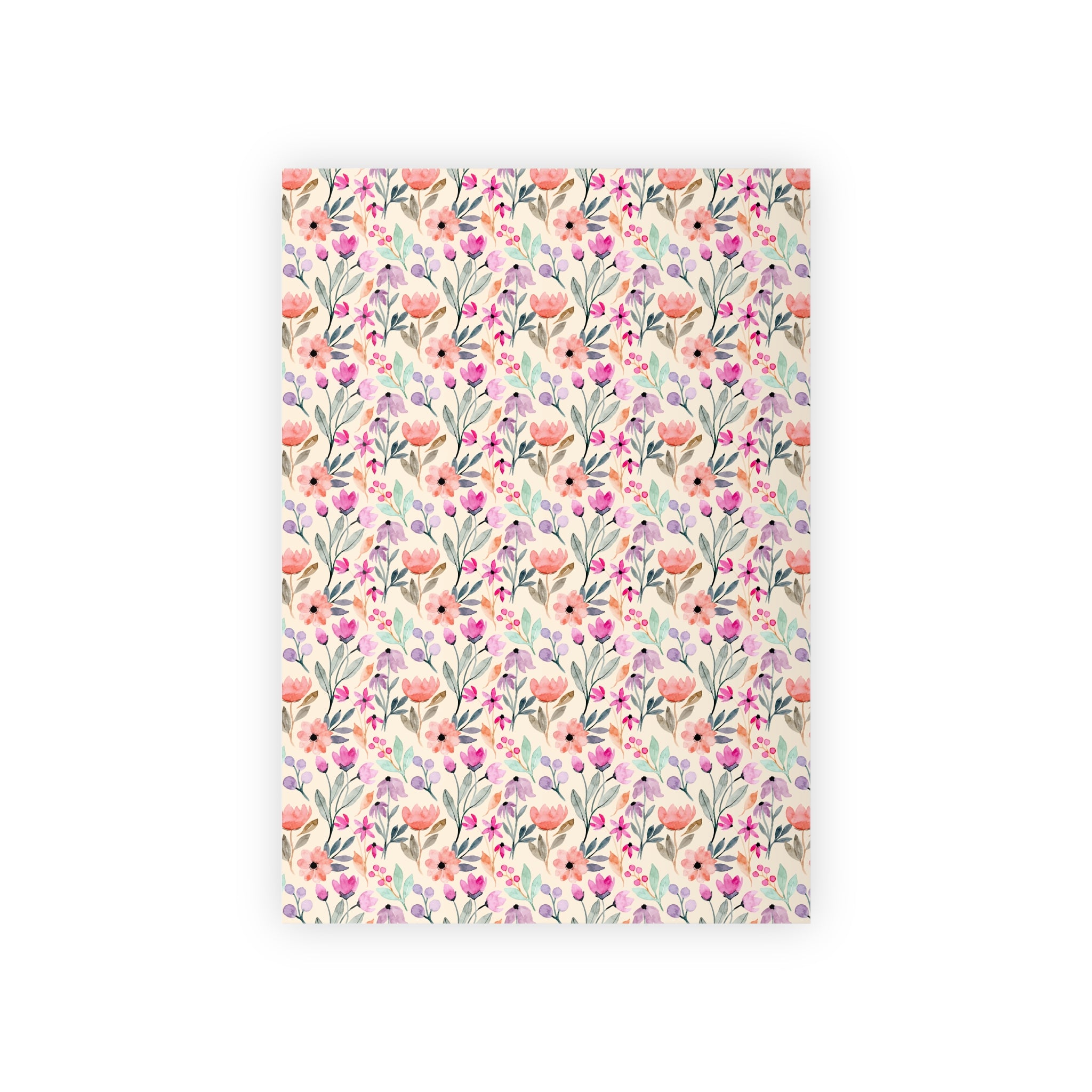 Mother’s Touch | Soft Spring Floral Wrapping Paper