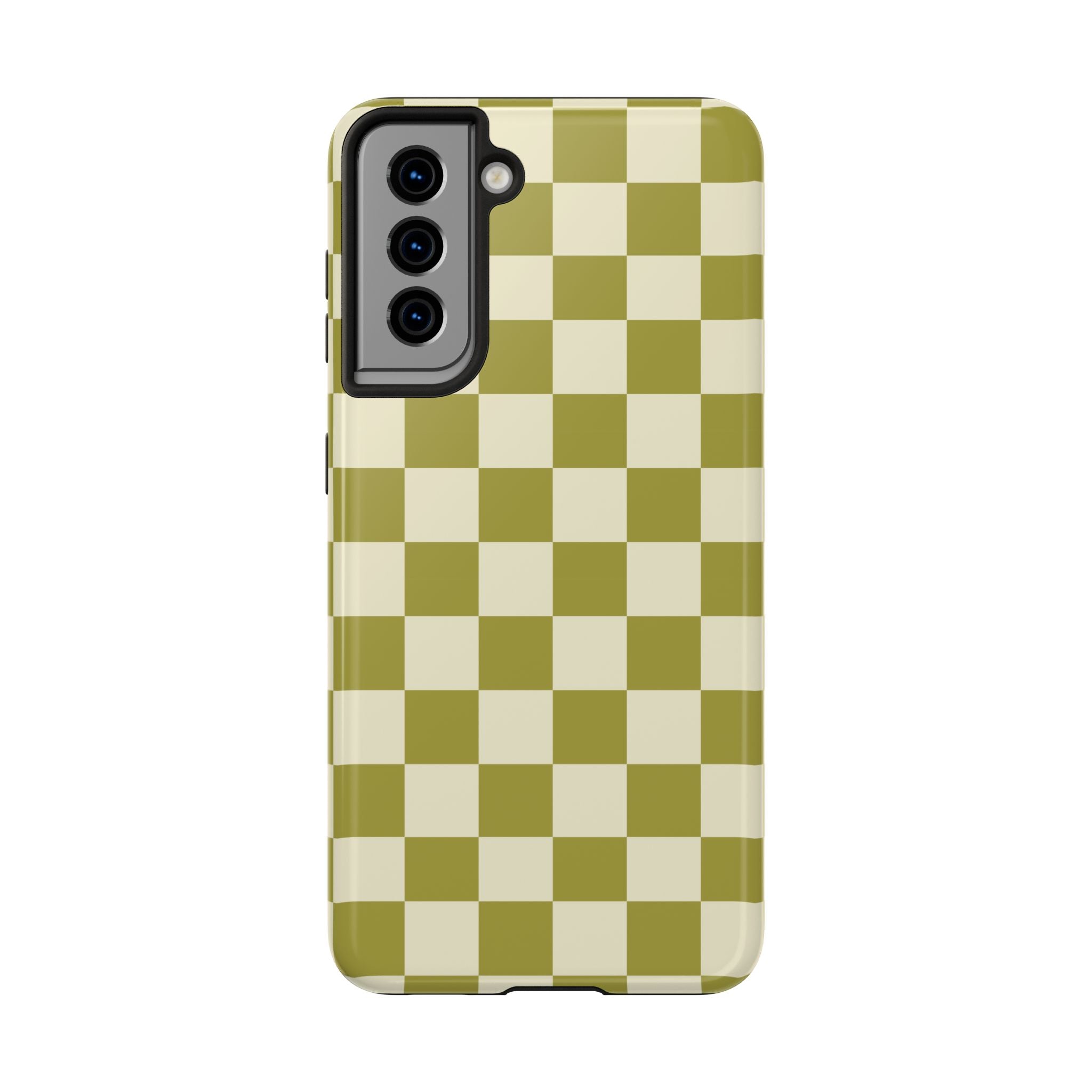Maroon & Blush Striped Tough Phone Case — Durable Protective iPhone Cover