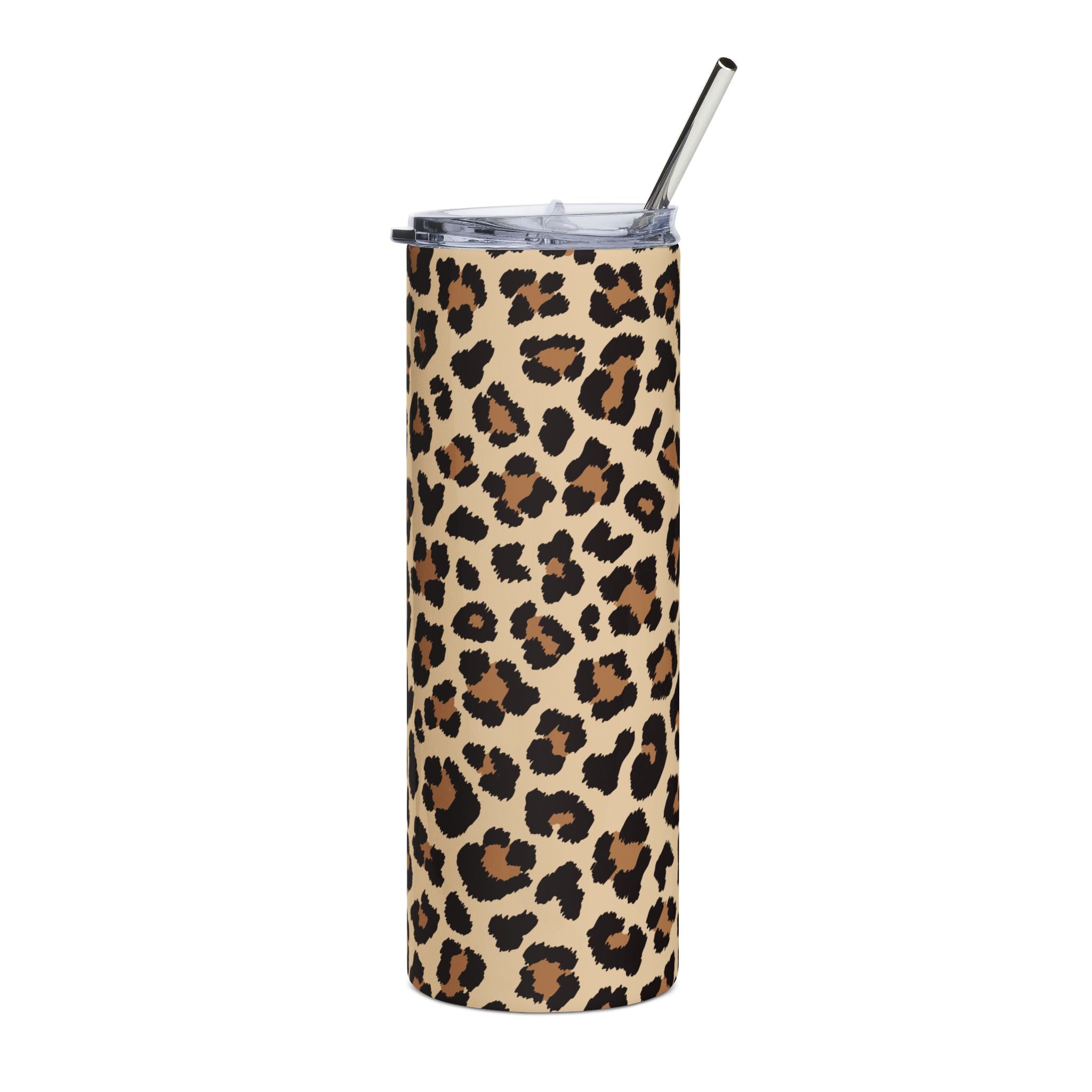 Leopard Hour | Neutral Leopard Print Tumbler