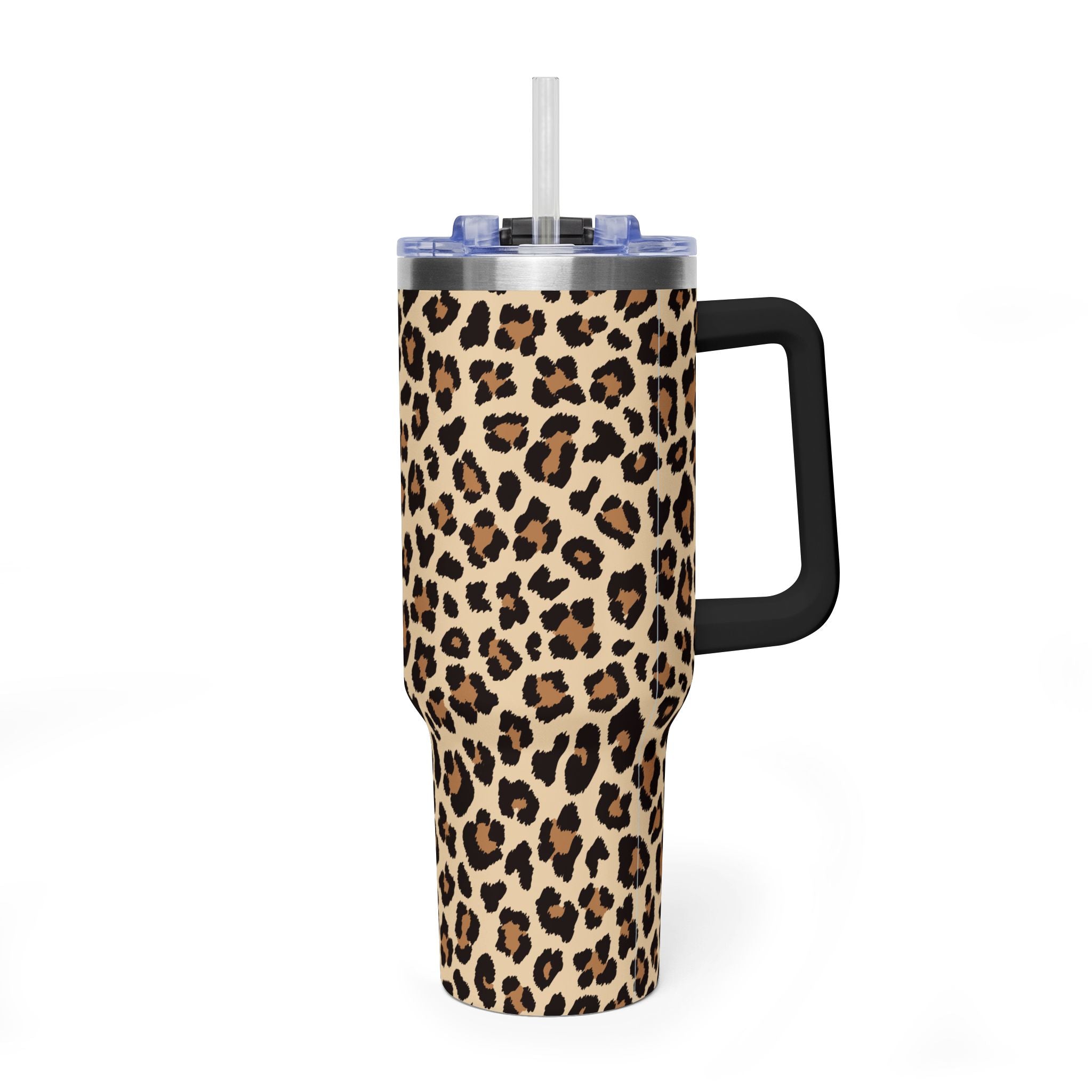 Leopard Hour | Neutral Leopard Print Tumbler