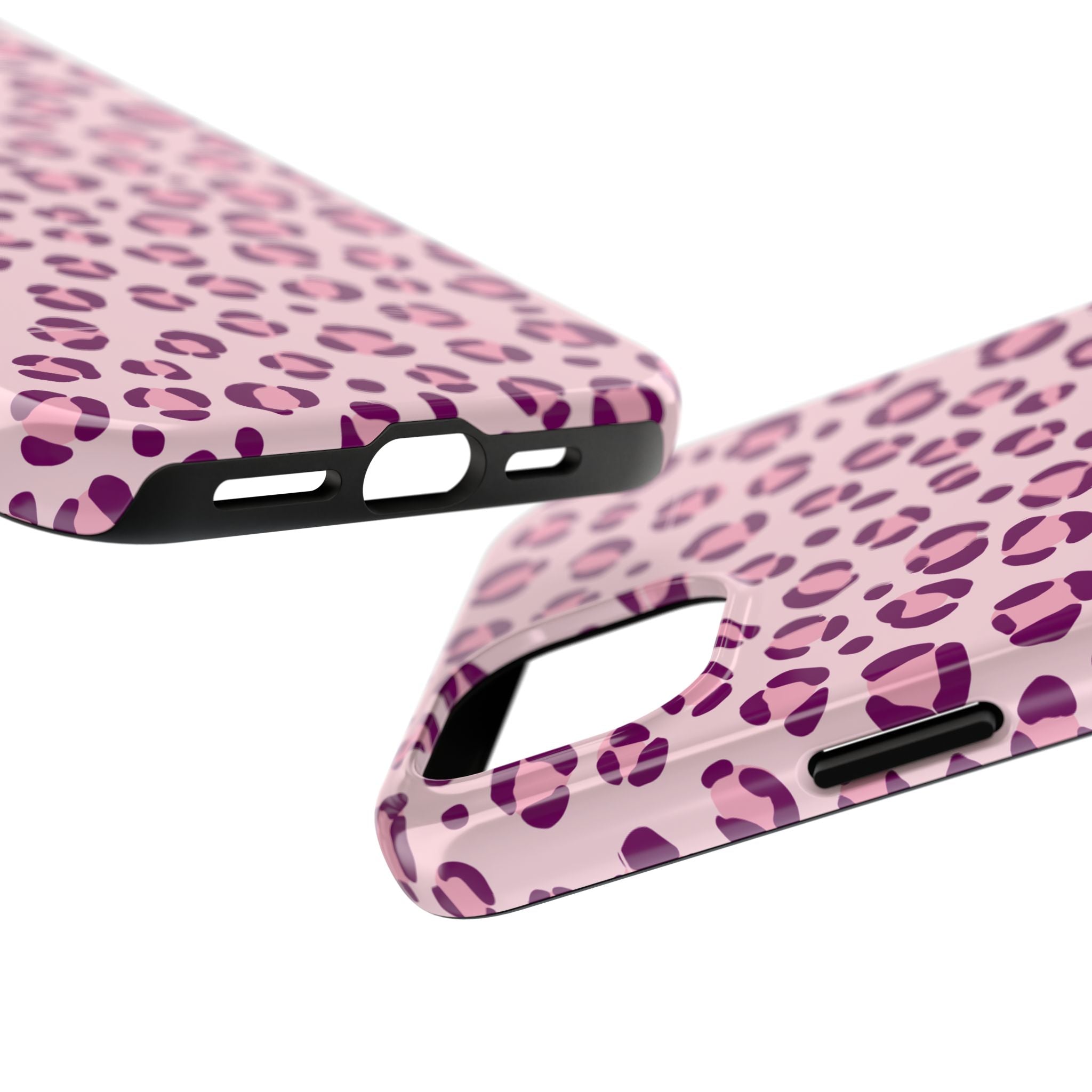Rosé Wild | Pink Leopard Print Tough Phone Case