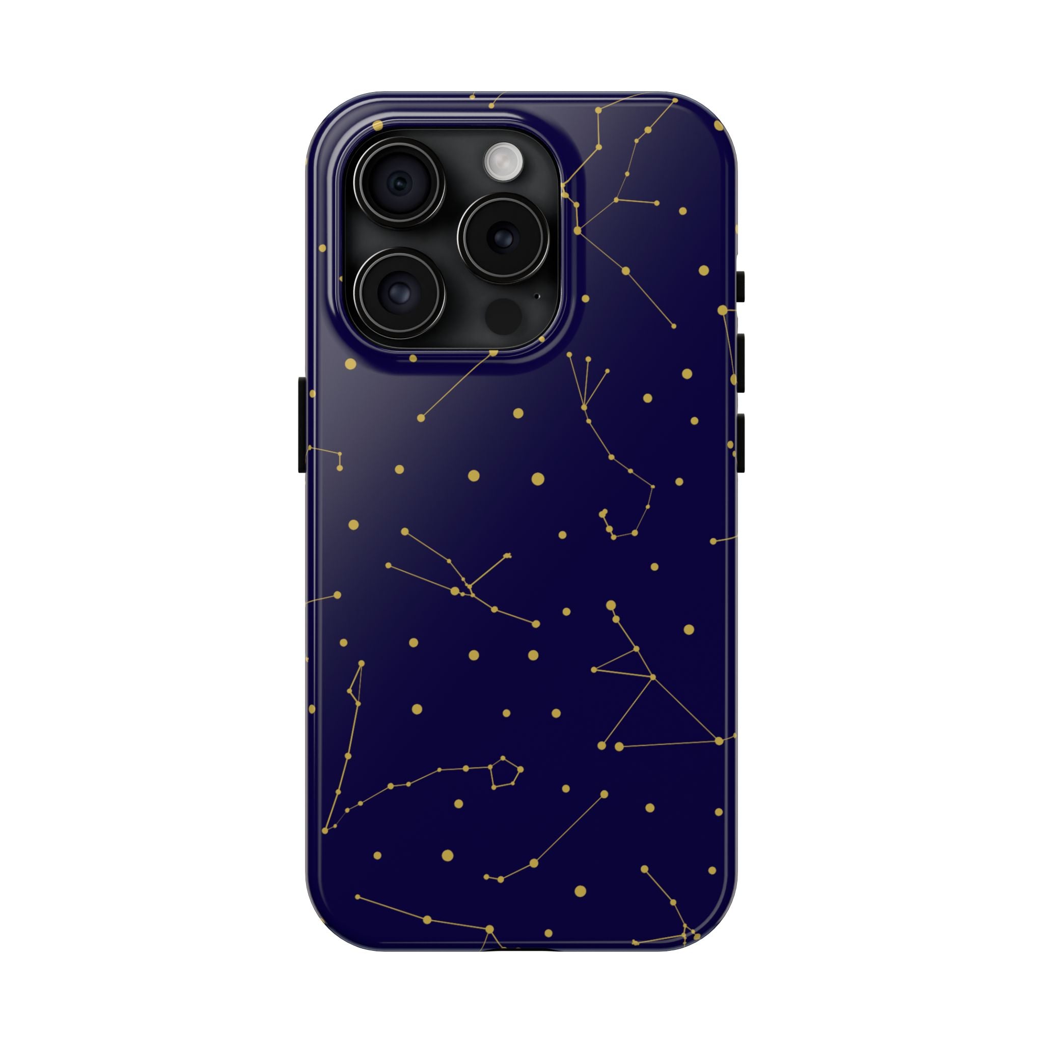 Maroon & Blush Striped Tough Phone Case — Durable Protective iPhone Cover