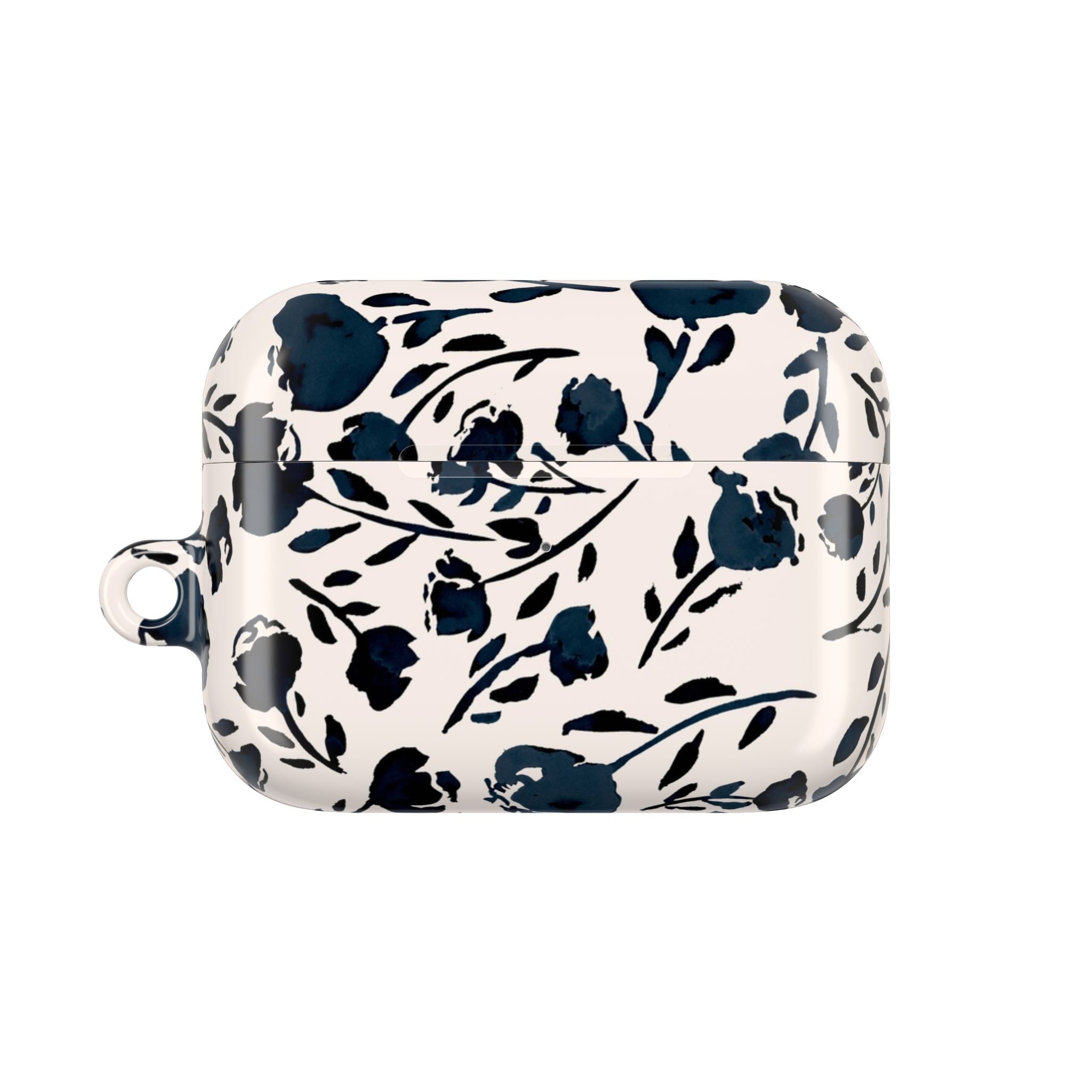 Midnight Meadow | Navy Floral Print AirPods Case