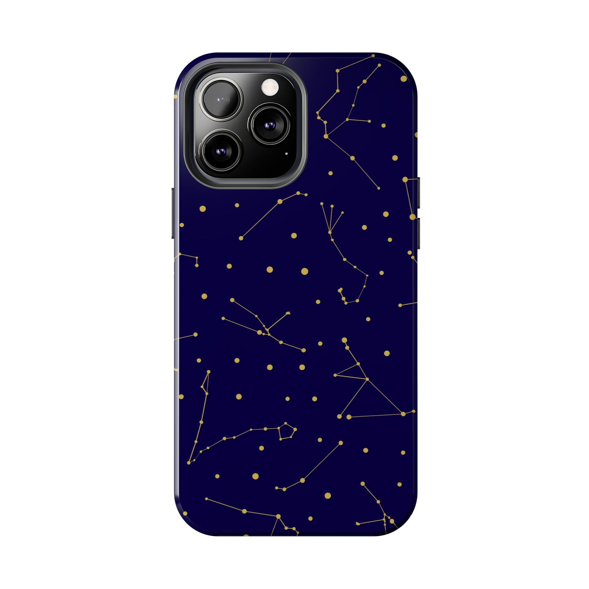 Maroon & Blush Striped Tough Phone Case — Durable Protective iPhone Cover