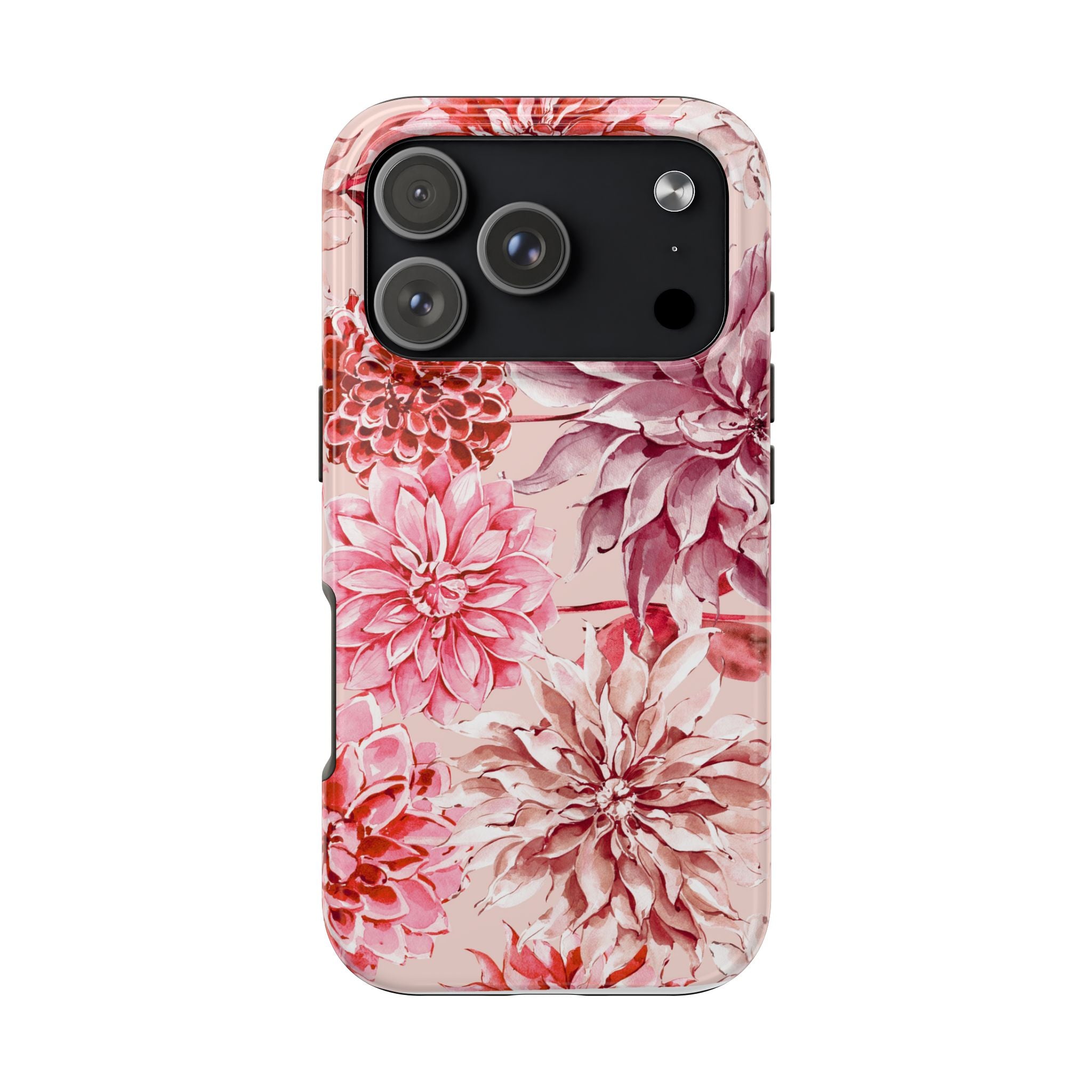 Petal Devotion | Blush Dahlia Floral Phone Case