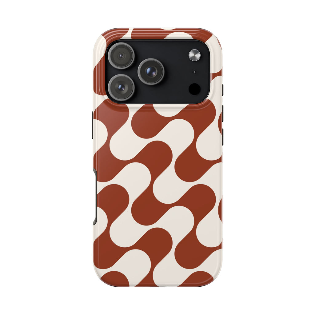 Terra Flow | Rust Abstract Mod Tough Phone Case