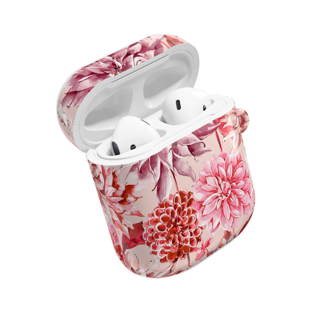 Petal Devotion | Blush Dahlia Floral AirPods Case