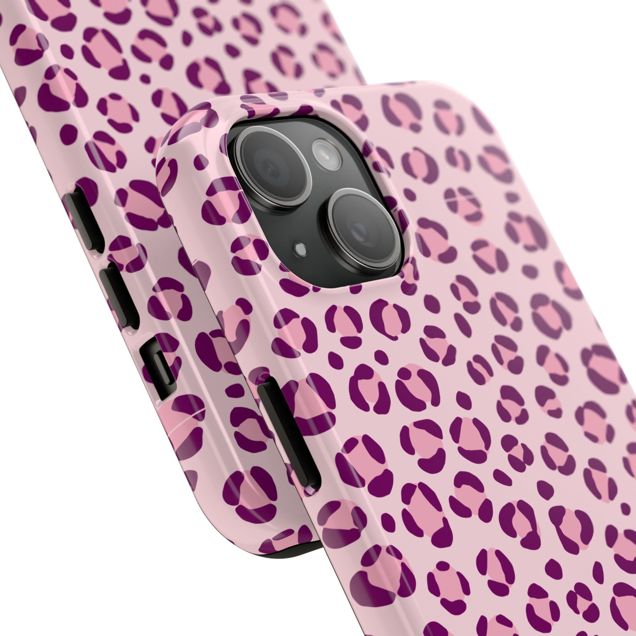 Rosé Wild | Pink Leopard Print Tough Phone Case